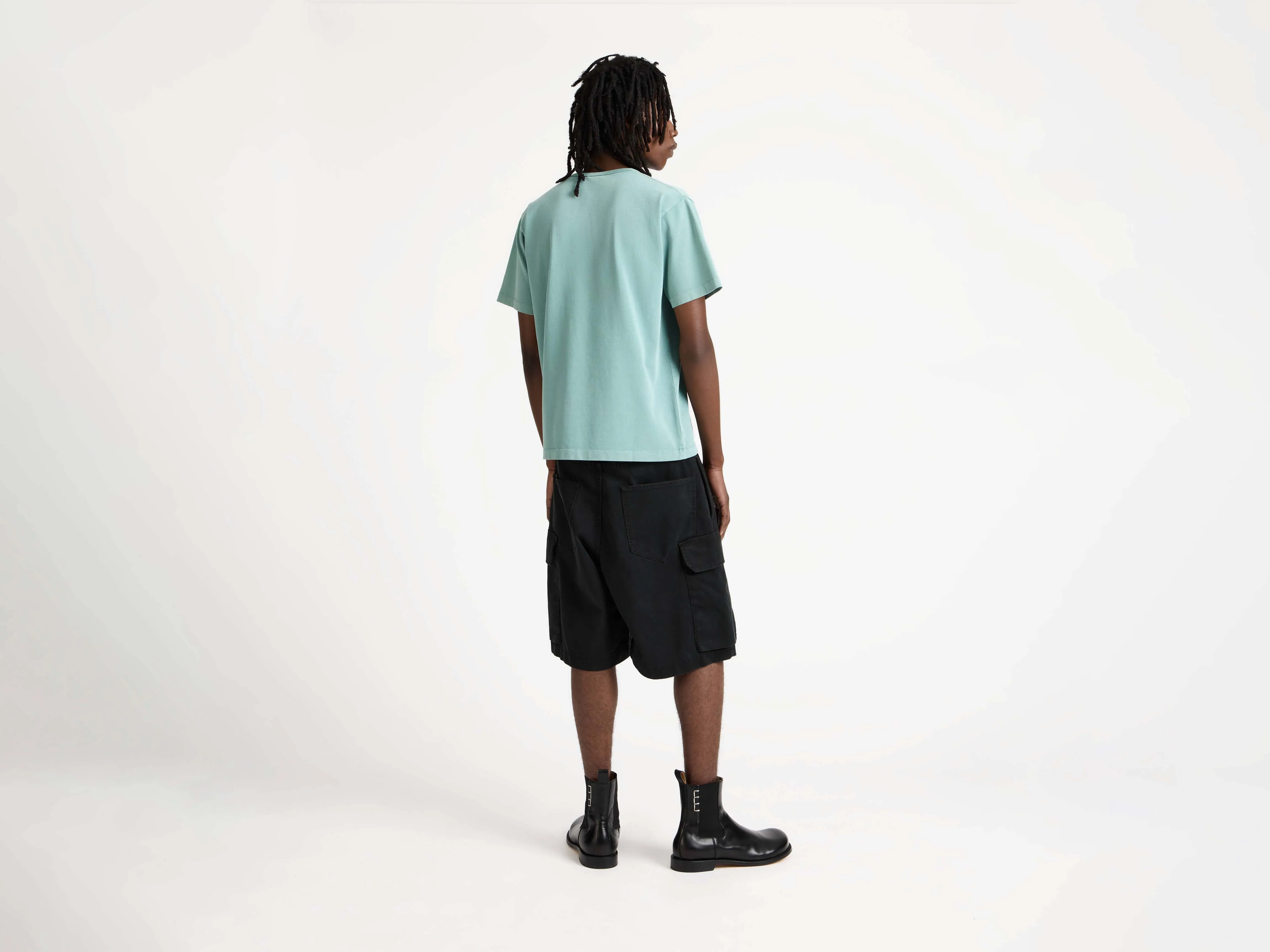 MENS RIBBON ANCHOR T-SHIRT IN WASHED TEAL sold by J.W. Anderson product image thumbnail 2