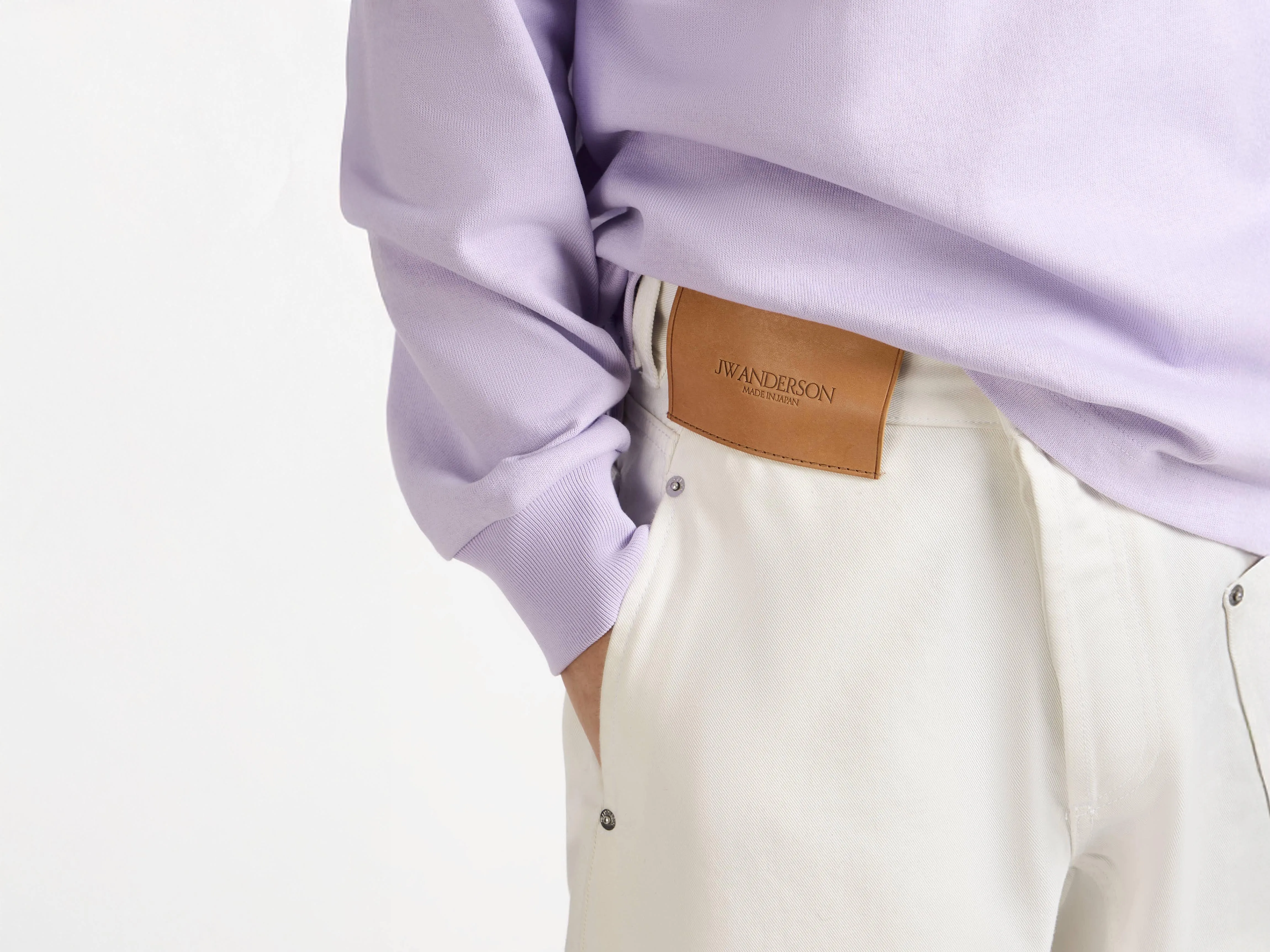 MENS TWISTED WORKWEAR JEANS IN OFF WHITE sold by J.W. Anderson product image thumbnail 2