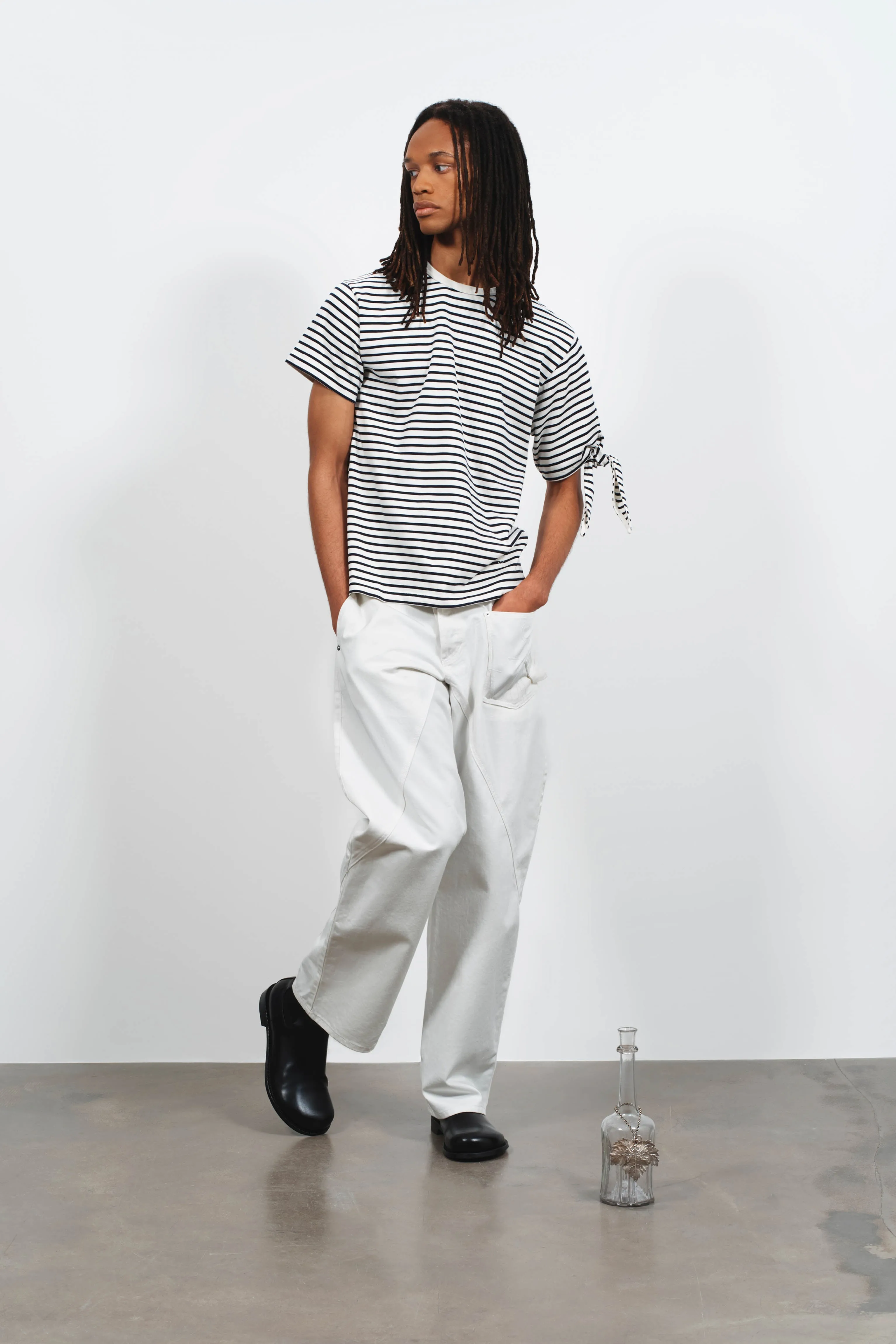 MENS TWISTED WORKWEAR JEANS IN OFF WHITE sold by J.W. Anderson product image thumbnail 3