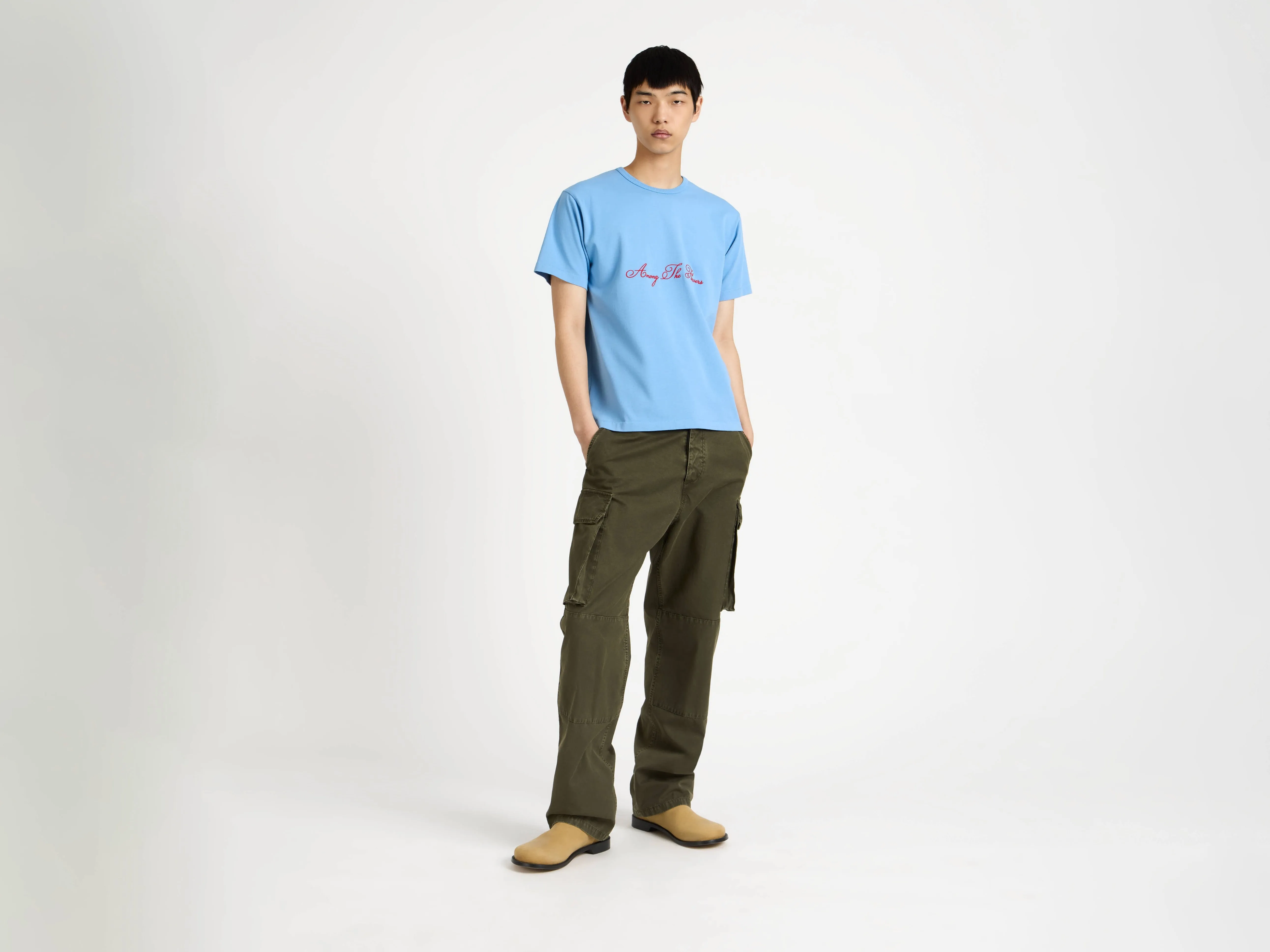 MENS CARGO TROUSERS IN KHAKI sold by J.W. Anderson product image thumbnail 5