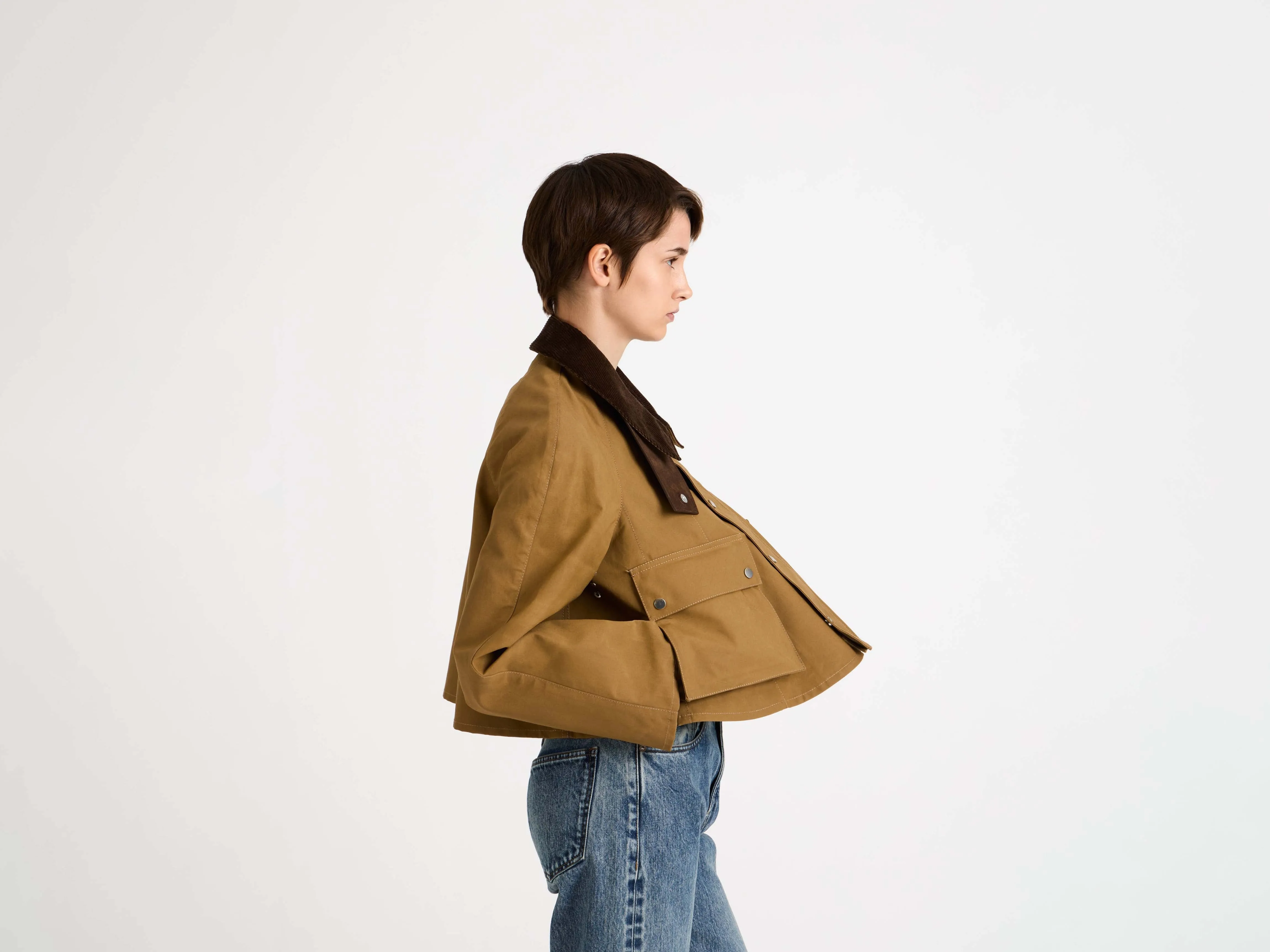 WOMENS BARN JACKET IN BISCUIT sold by J.W. Anderson product image thumbnail 5