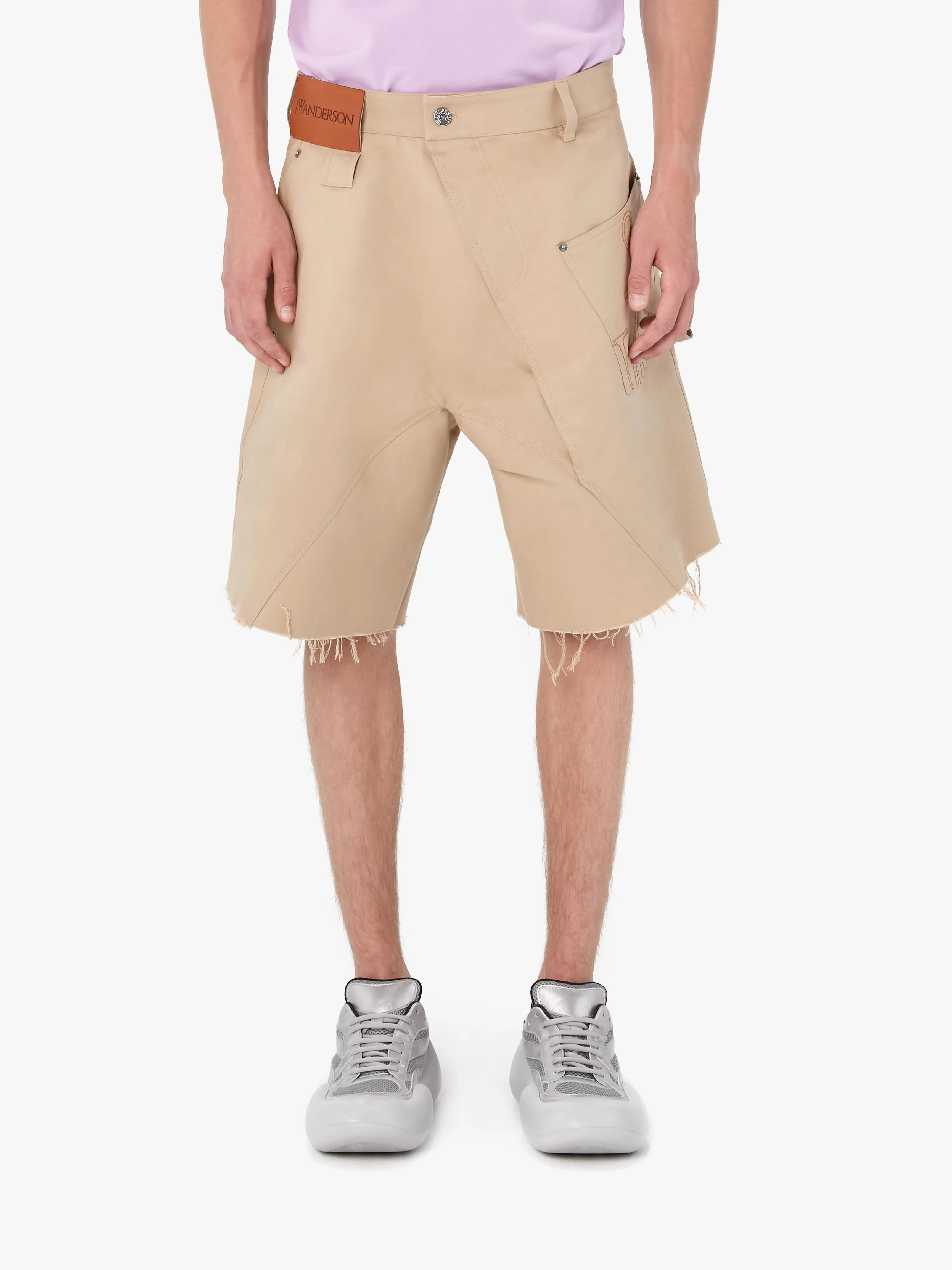 TWISTED CHINO SHORTS IN BEIGE sold by J.W. Anderson product image thumbnail 2