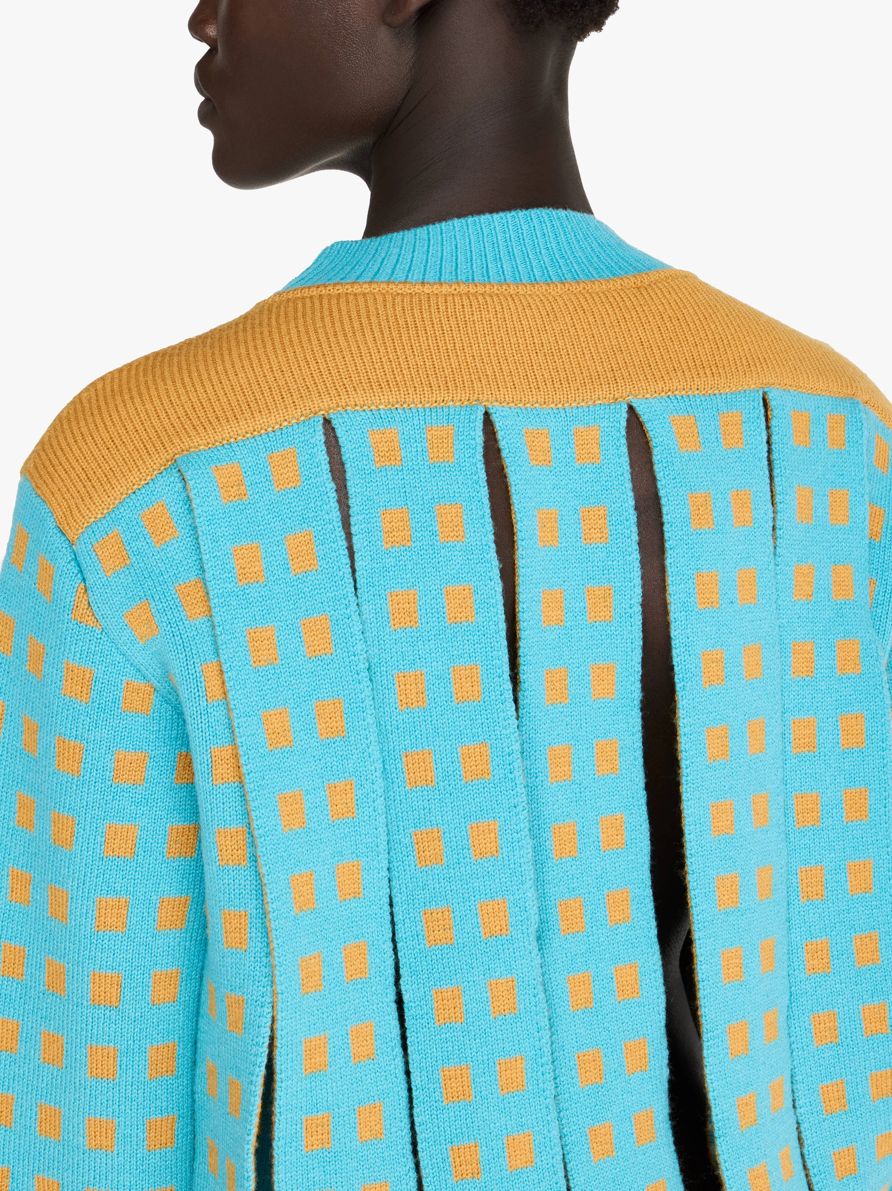 JACQUARD PANEL SLIT SWEATER sold by J.W. Anderson product image thumbnail 4