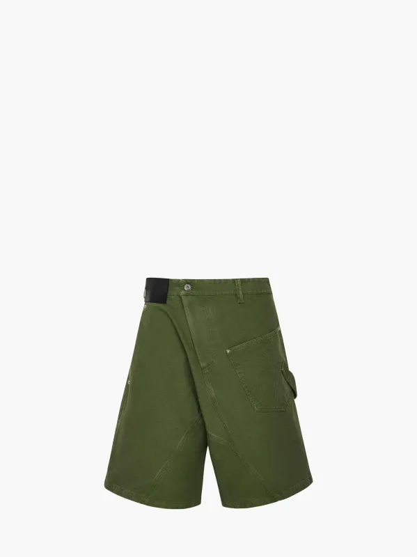 TWISTED WORKWEAR SHORTS made by J.W. Anderson