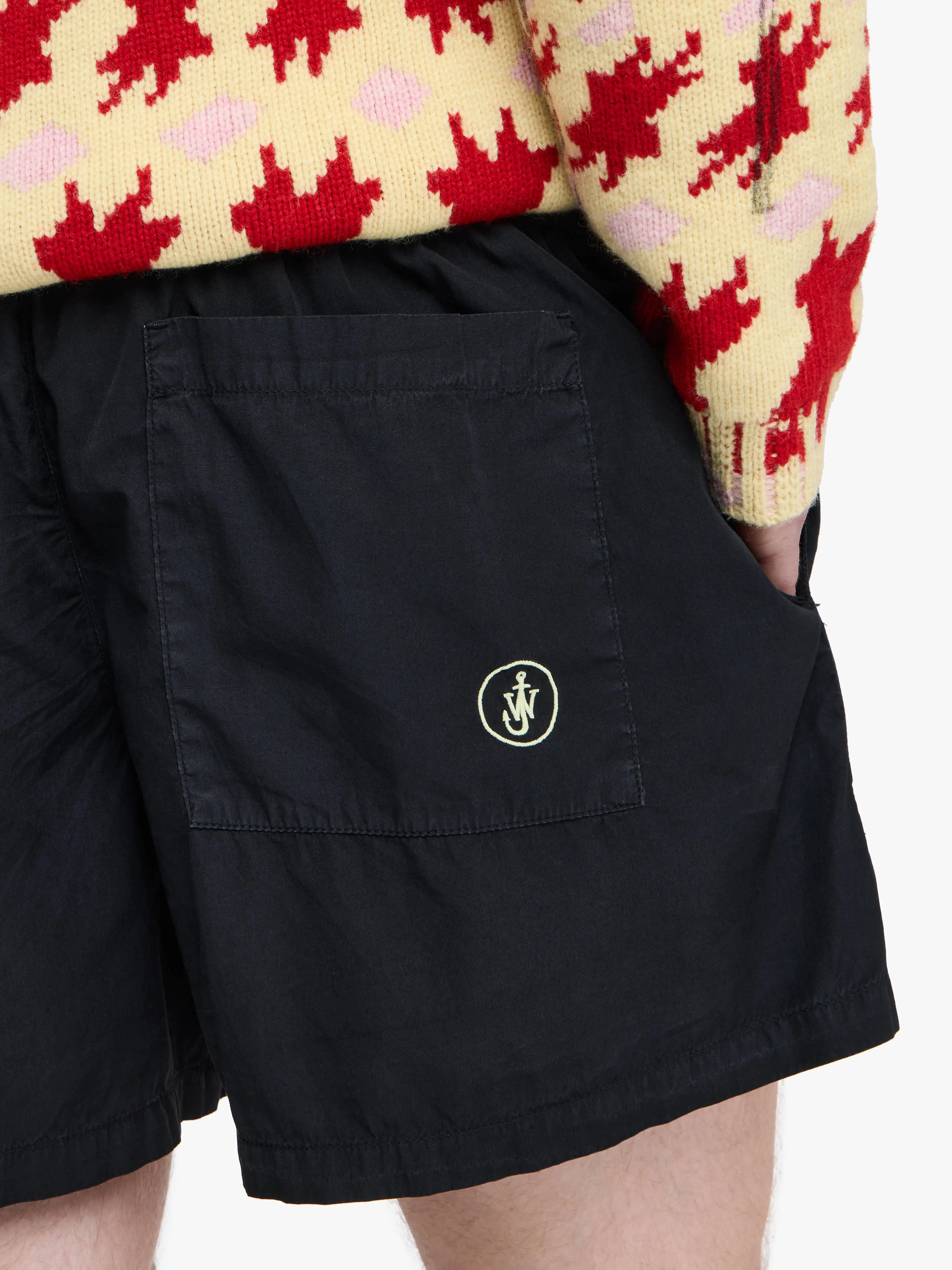 CONTRAST EMBROIDERY SHORTS sold by J.W. Anderson product image thumbnail 4