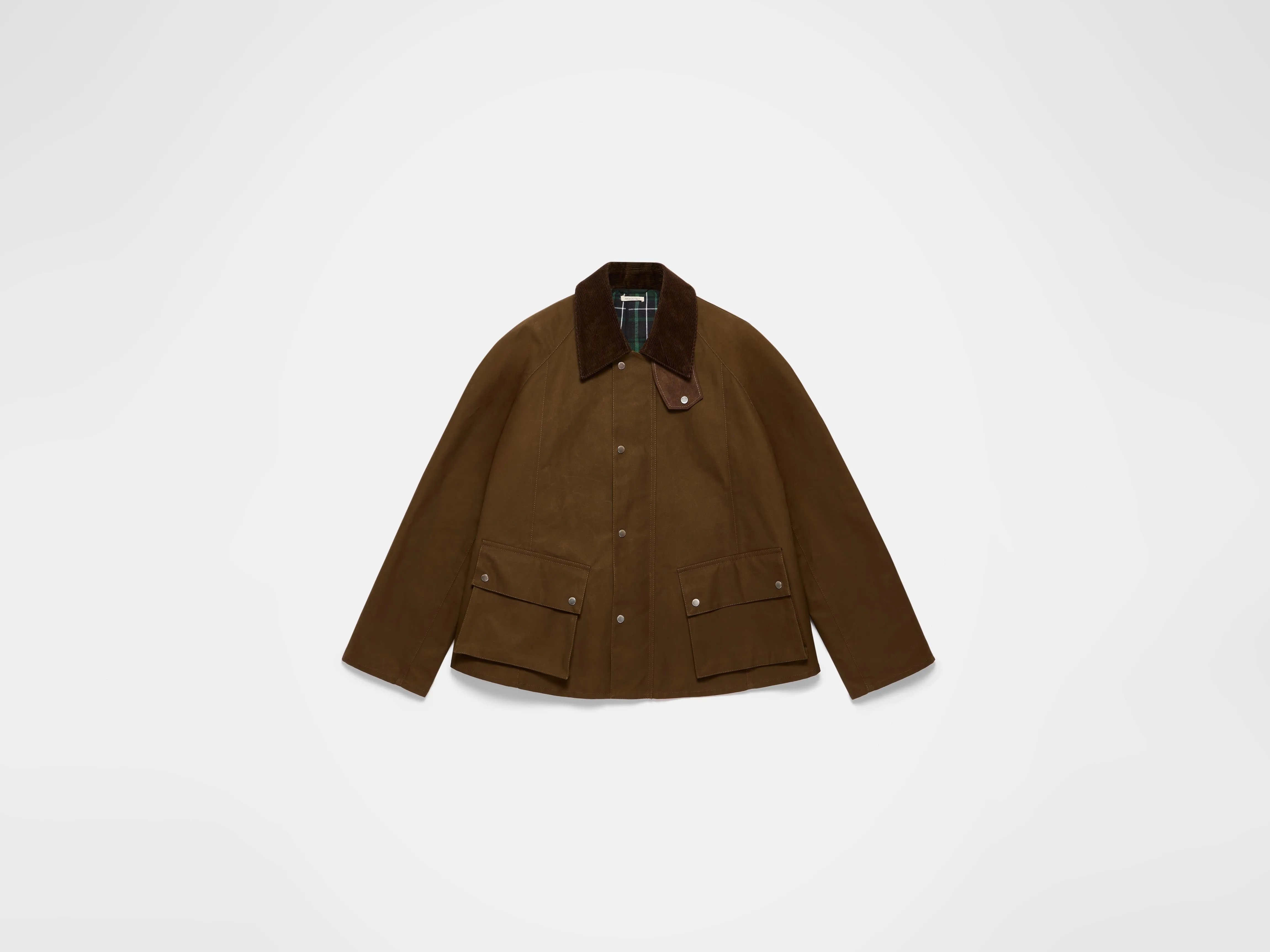 MENS RAGLAN SLEEVE OUTDOOR JACKET IN DARK OLIVE sold by J.W. Anderson product image thumbnail 4