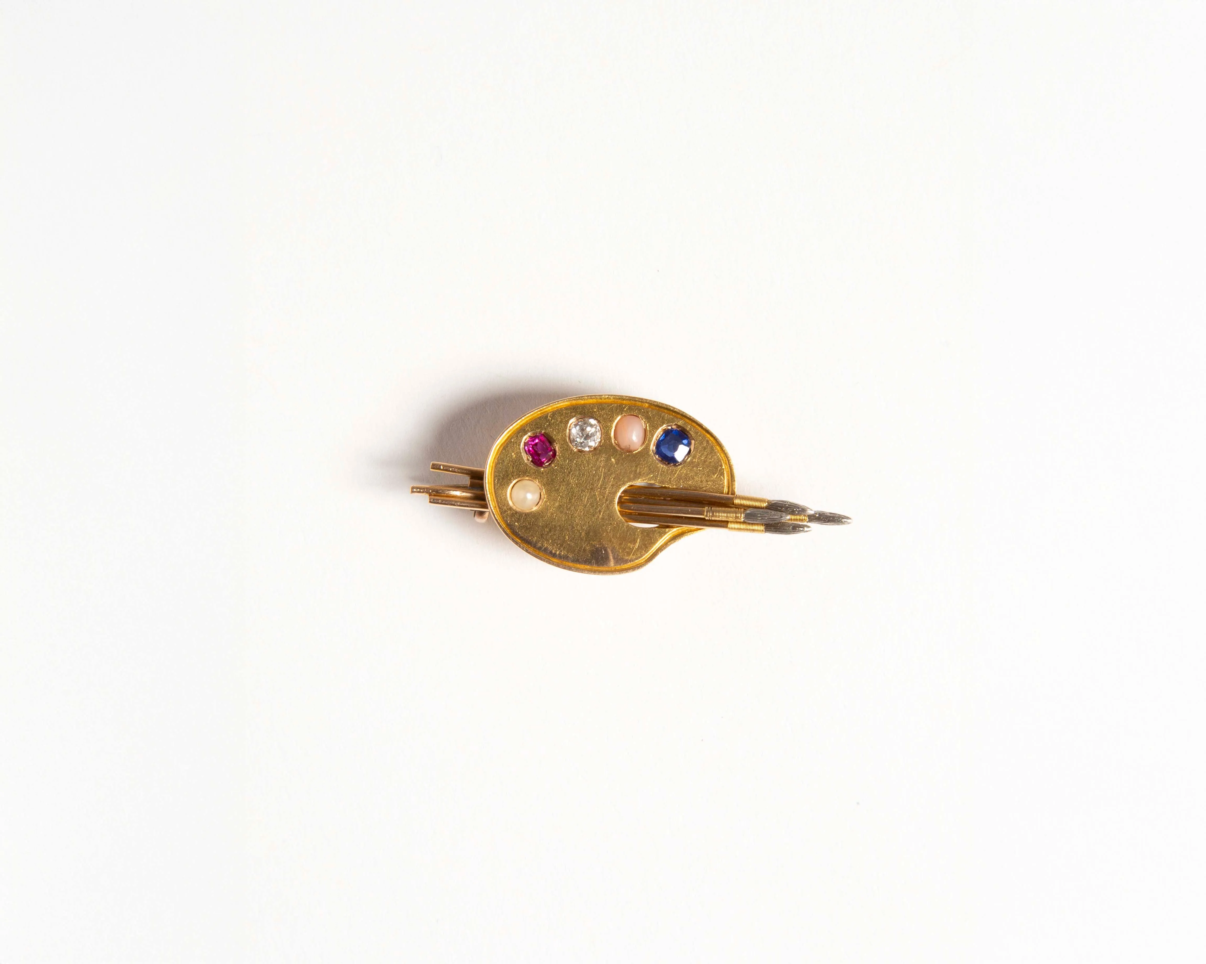 ARTIST'S PALETTE BROOCH IN 18KT GOLD sold by J.W. Anderson product image thumbnail 4