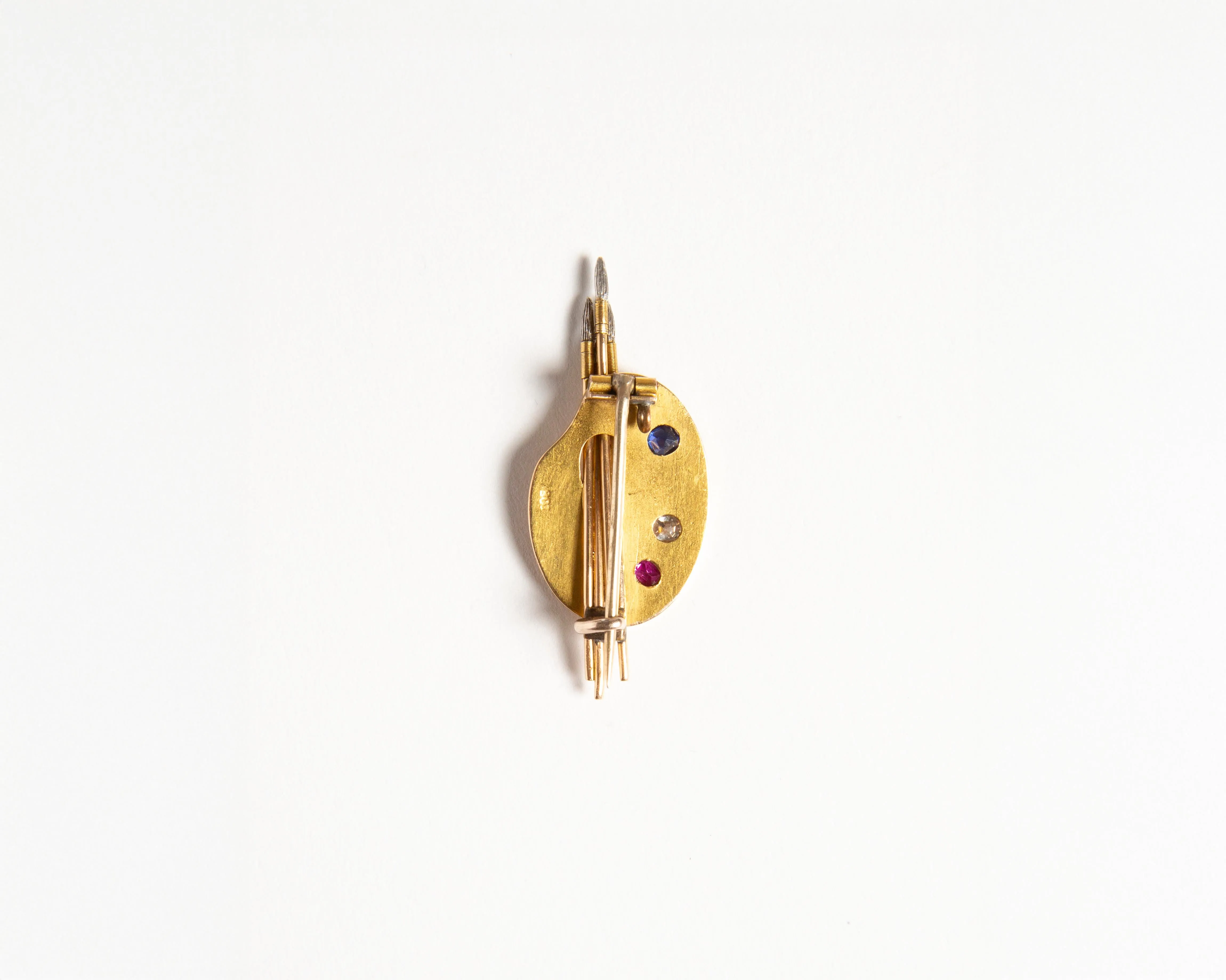ARTIST'S PALETTE BROOCH IN 18KT GOLD sold by J.W. Anderson product image thumbnail 3