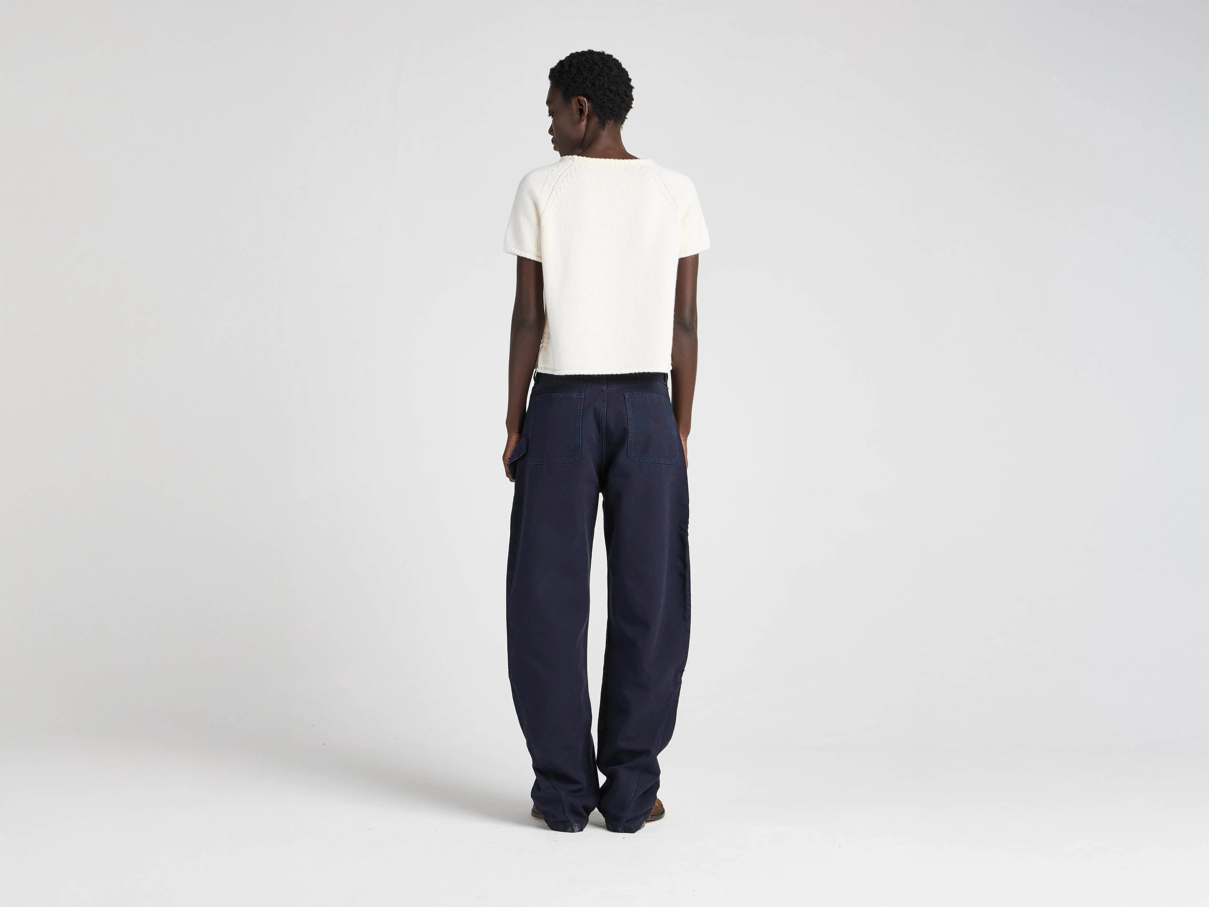 Unisex JW ANDERSON X GUINNESS WORKWEAR TROUSERS IN INDIGO sold by J.W. Anderson product image thumbnail 3