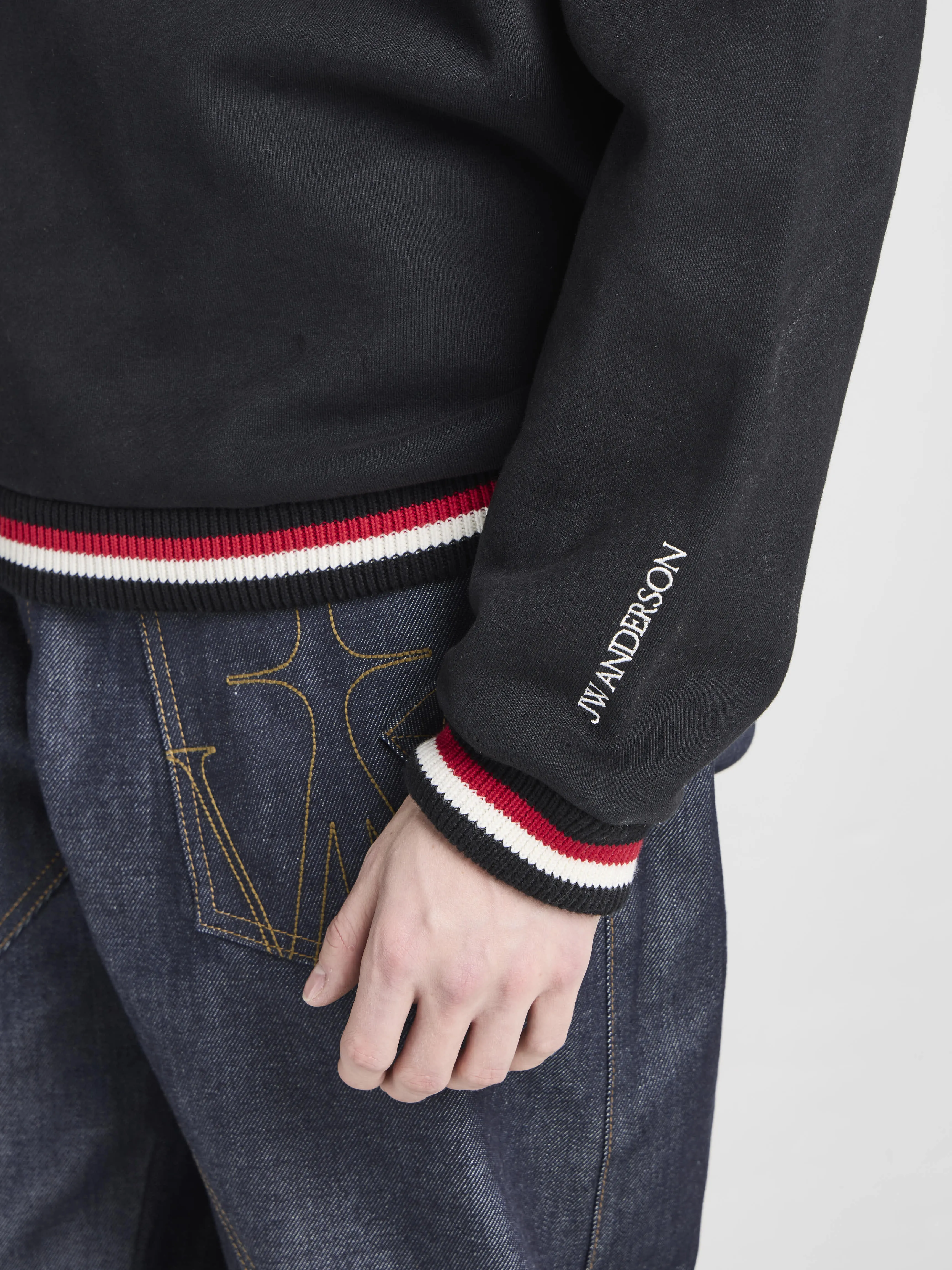Unisex JW ANDERSON X GUINNESS CREWNECK SWEATSHIRT IN BLACK sold by J.W. Anderson product image thumbnail 3