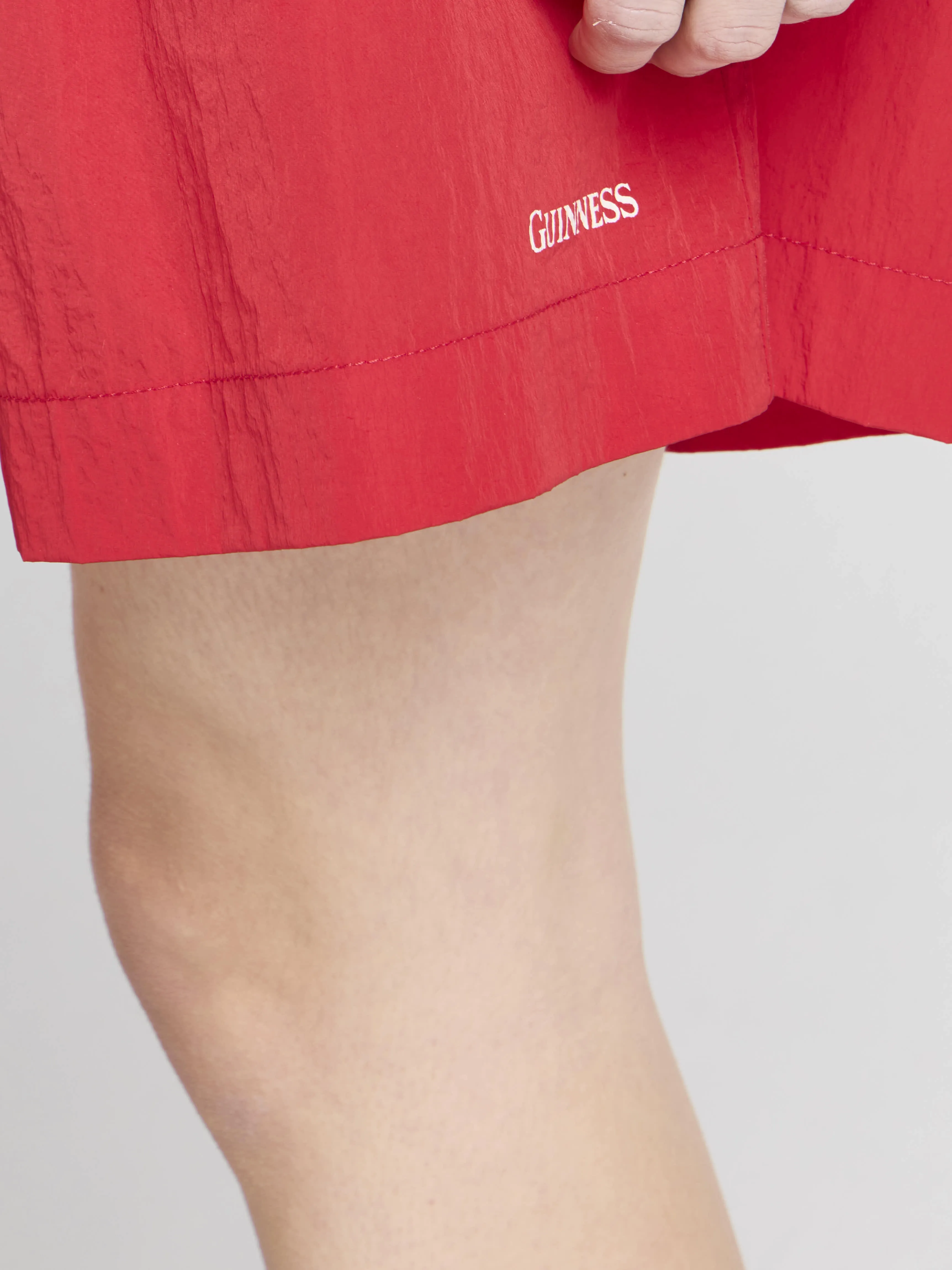 Unisex JW ANDERSON X GUINNESS SLOGAN TRACK SHORTS IN RED sold by J.W. Anderson product image thumbnail 5