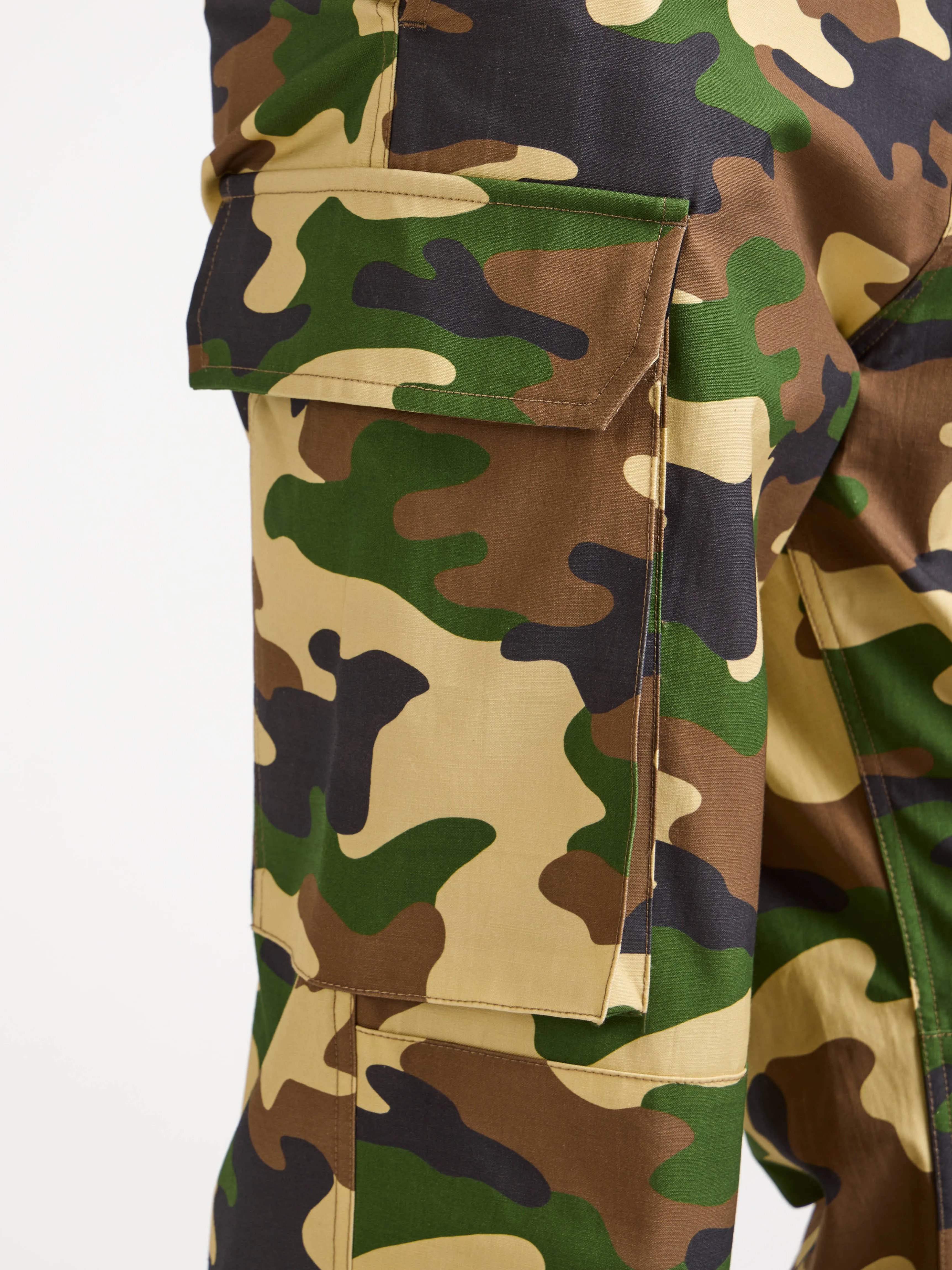 MENS CARGO TROUSERS IN BROWN & GREEN sold by J.W. Anderson product image thumbnail 4