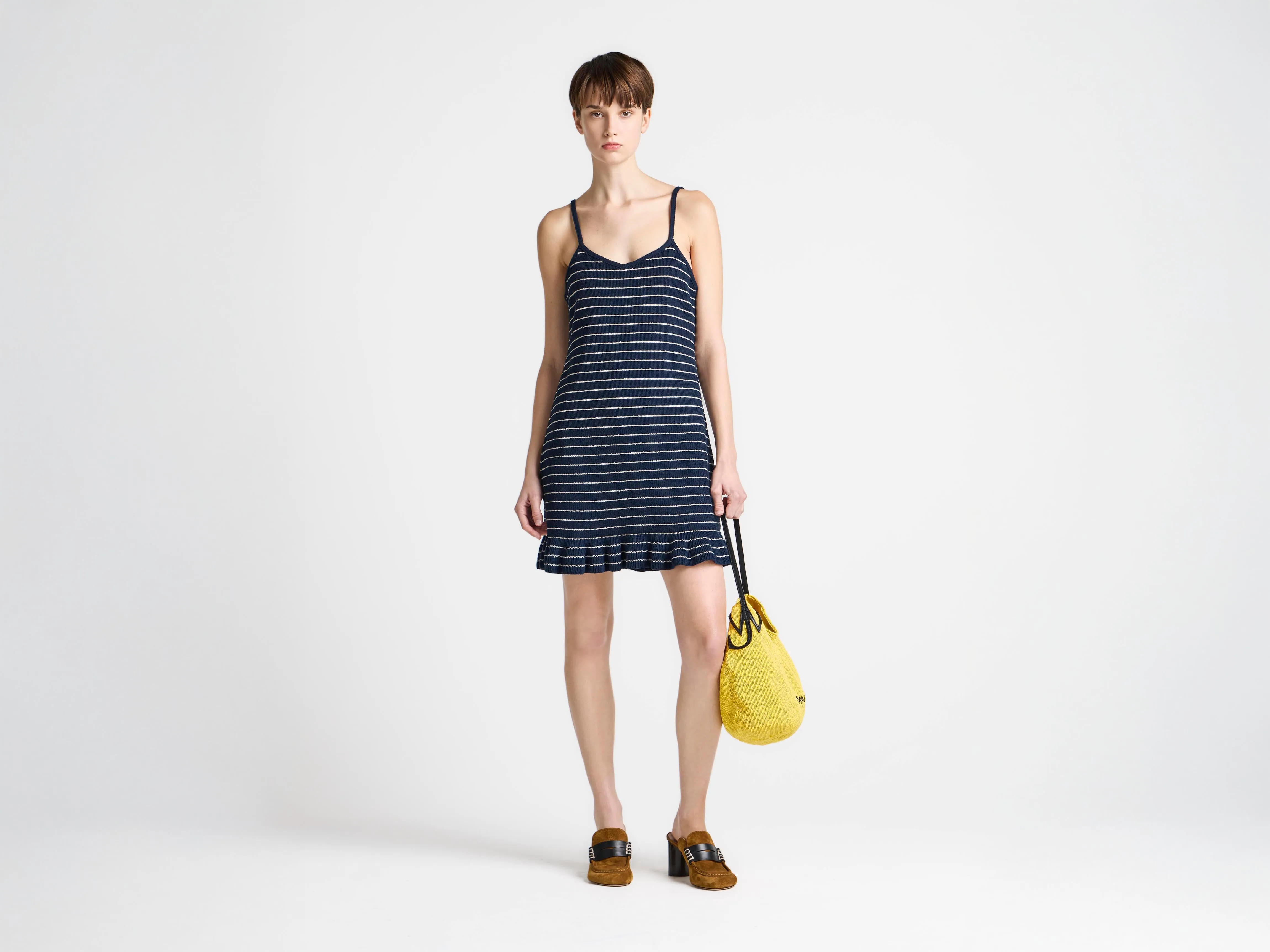 WOMENS MINI DRESS IN DARK NAVY sold by J.W. Anderson product image thumbnail 4