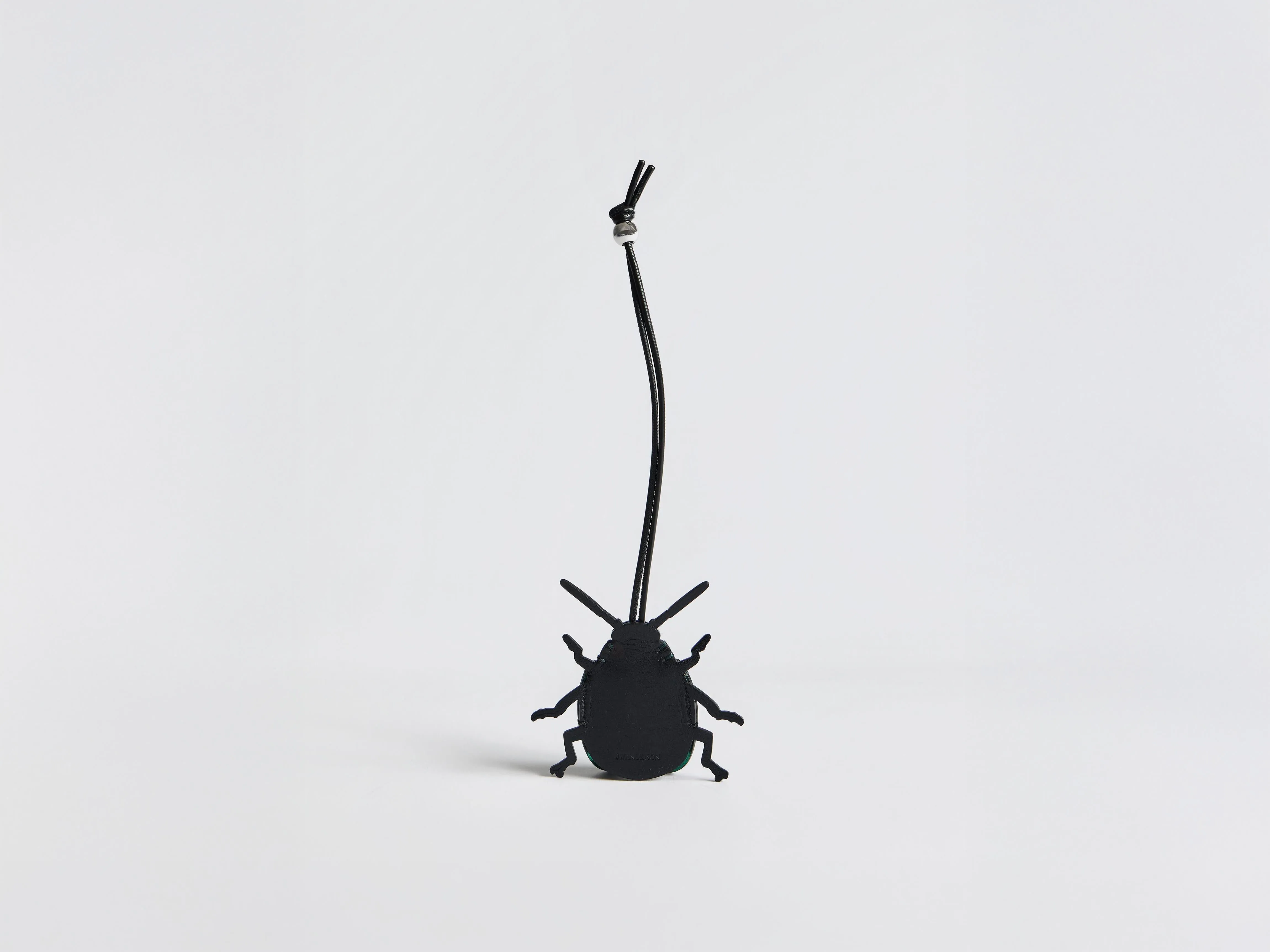 LEATHER BEETLE CHARM IN GREEN & BLACK sold by J.W. Anderson product image thumbnail 5