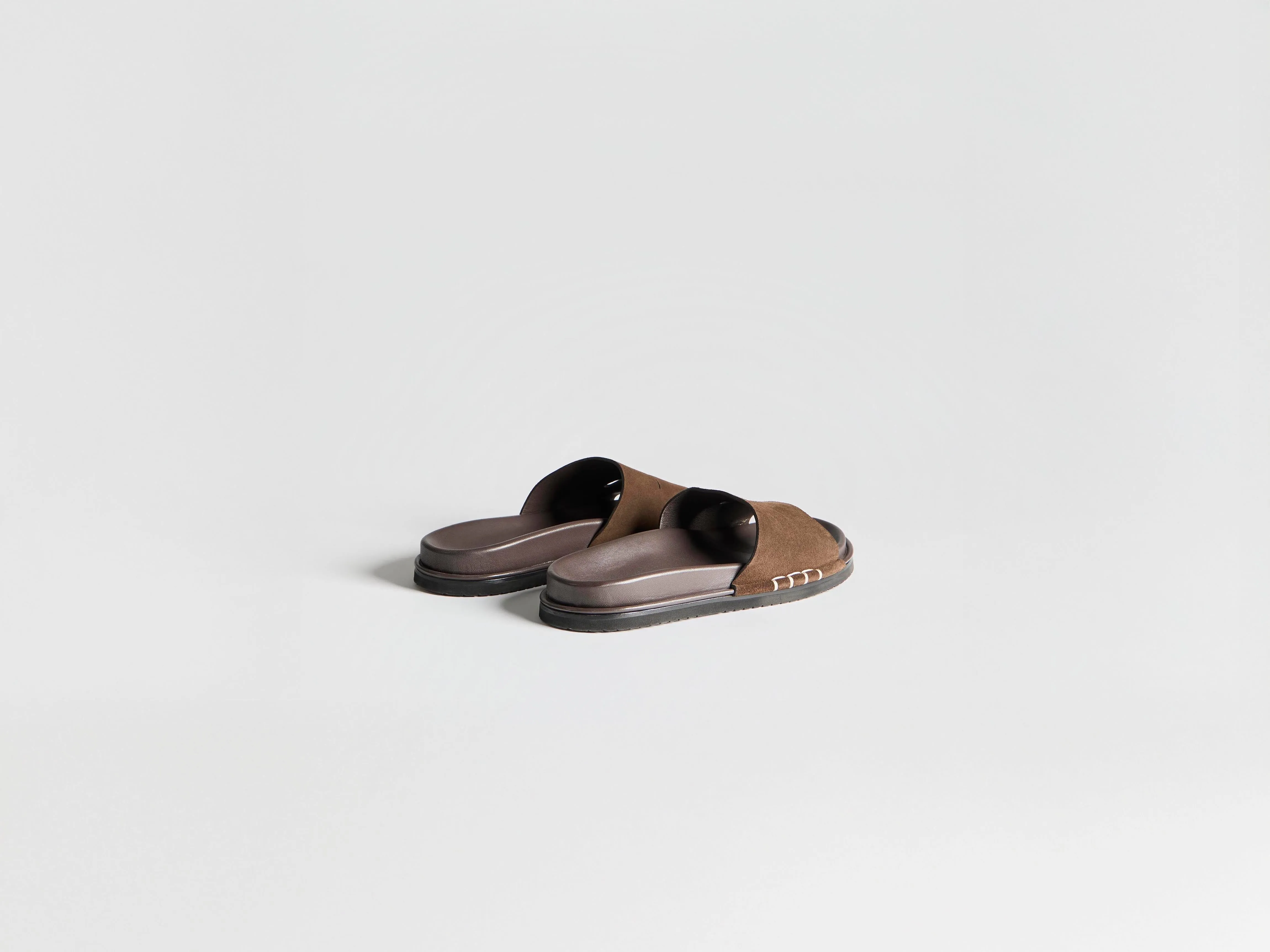 MENS FUSSBETT LOAFER SUEDE SLIDES IN BROWN sold by J.W. Anderson product image thumbnail 5