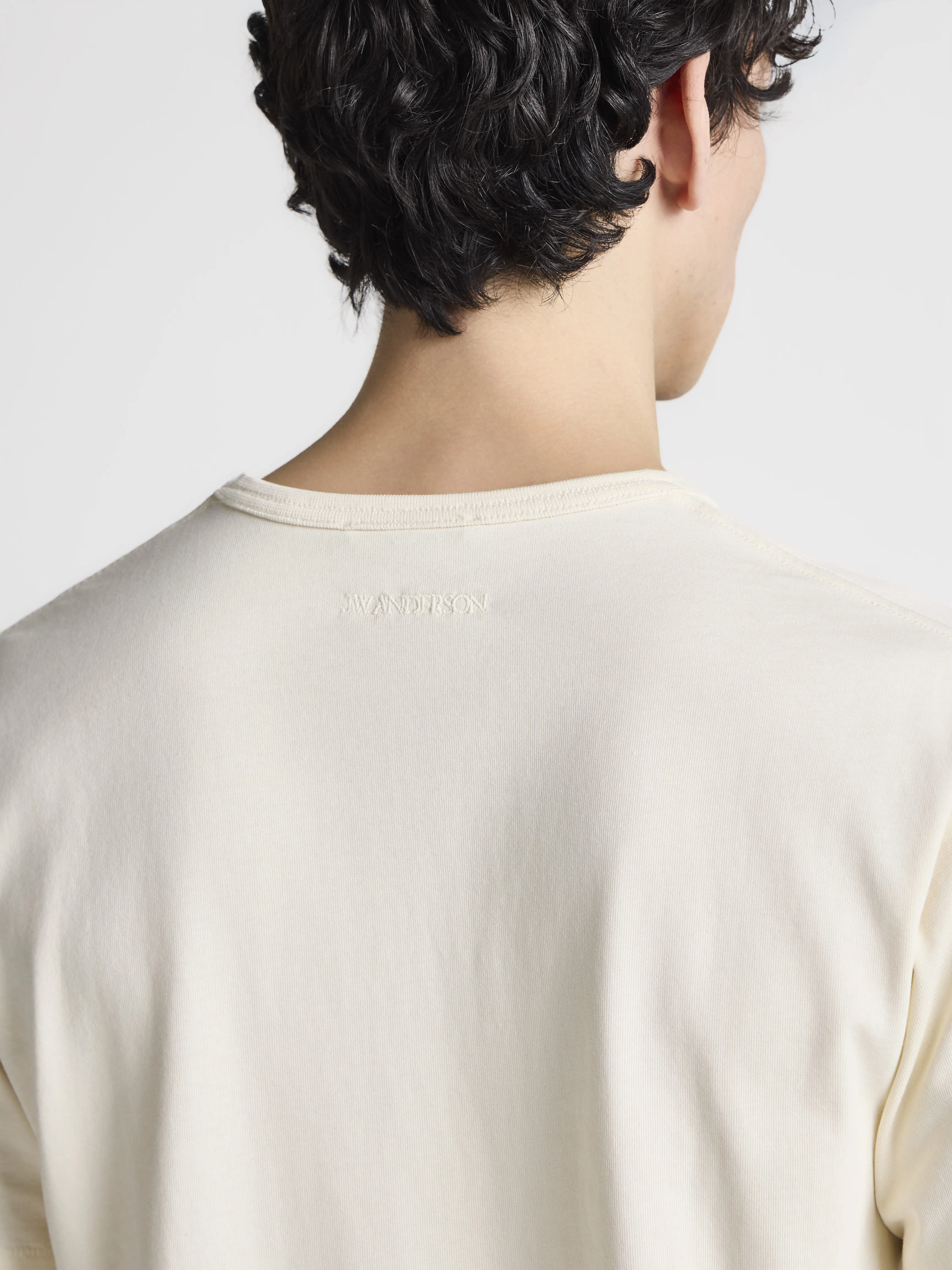 MENS PICKING FRUIT GRAPHIC PRINT T-SHIRT IN ECRU sold by J.W. Anderson product image thumbnail 4