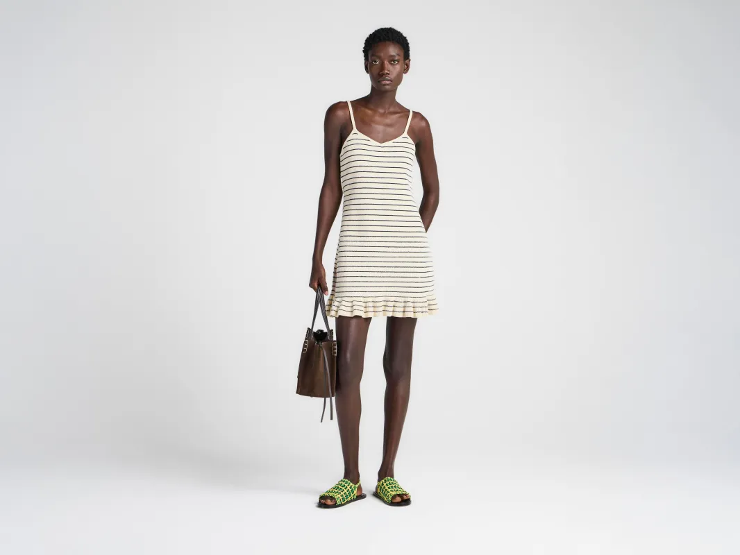 WOMENS MINI DRESS IN WHITE made by J.W. Anderson