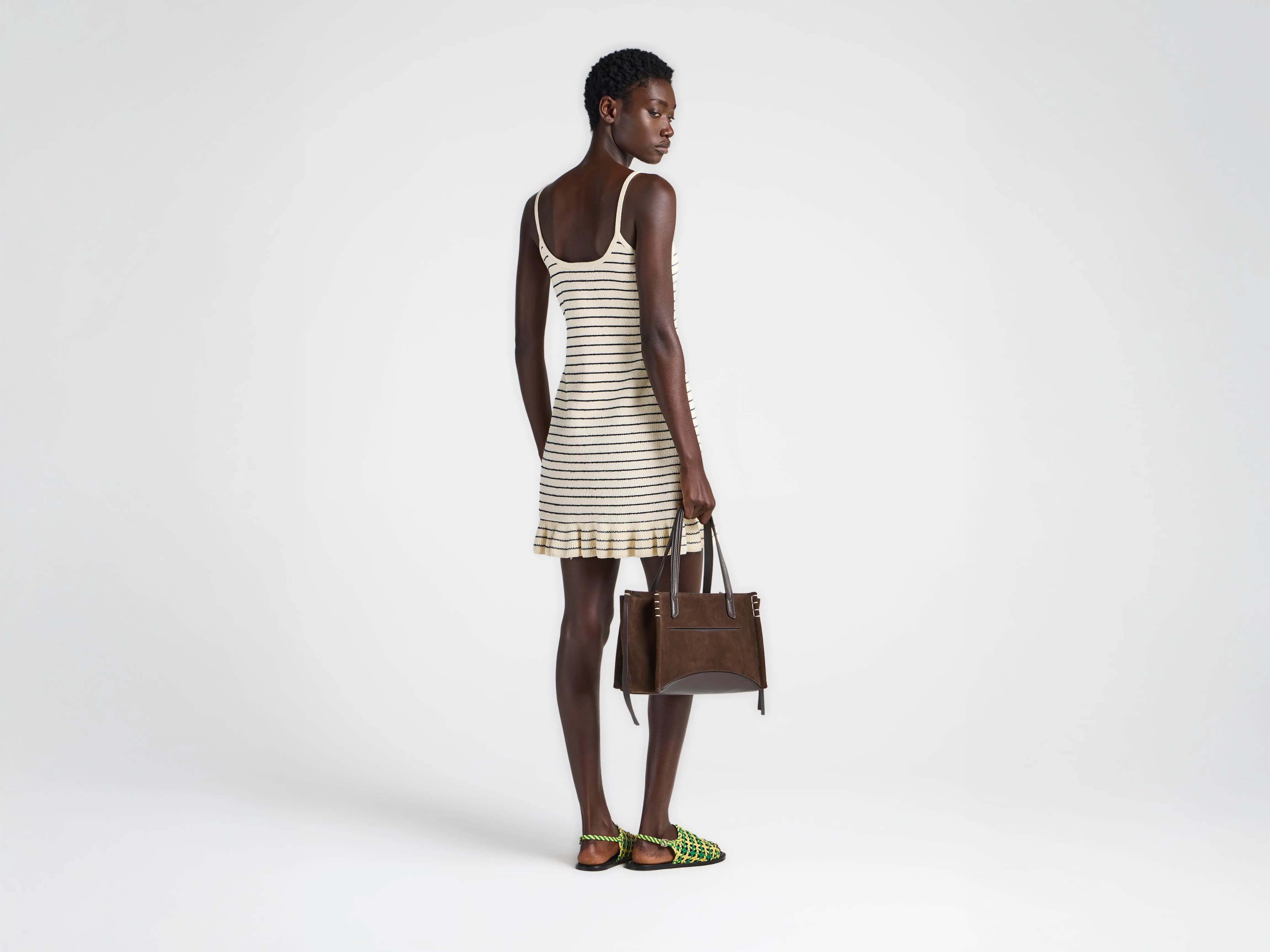 WOMENS MINI DRESS IN WHITE sold by J.W. Anderson product image thumbnail 2