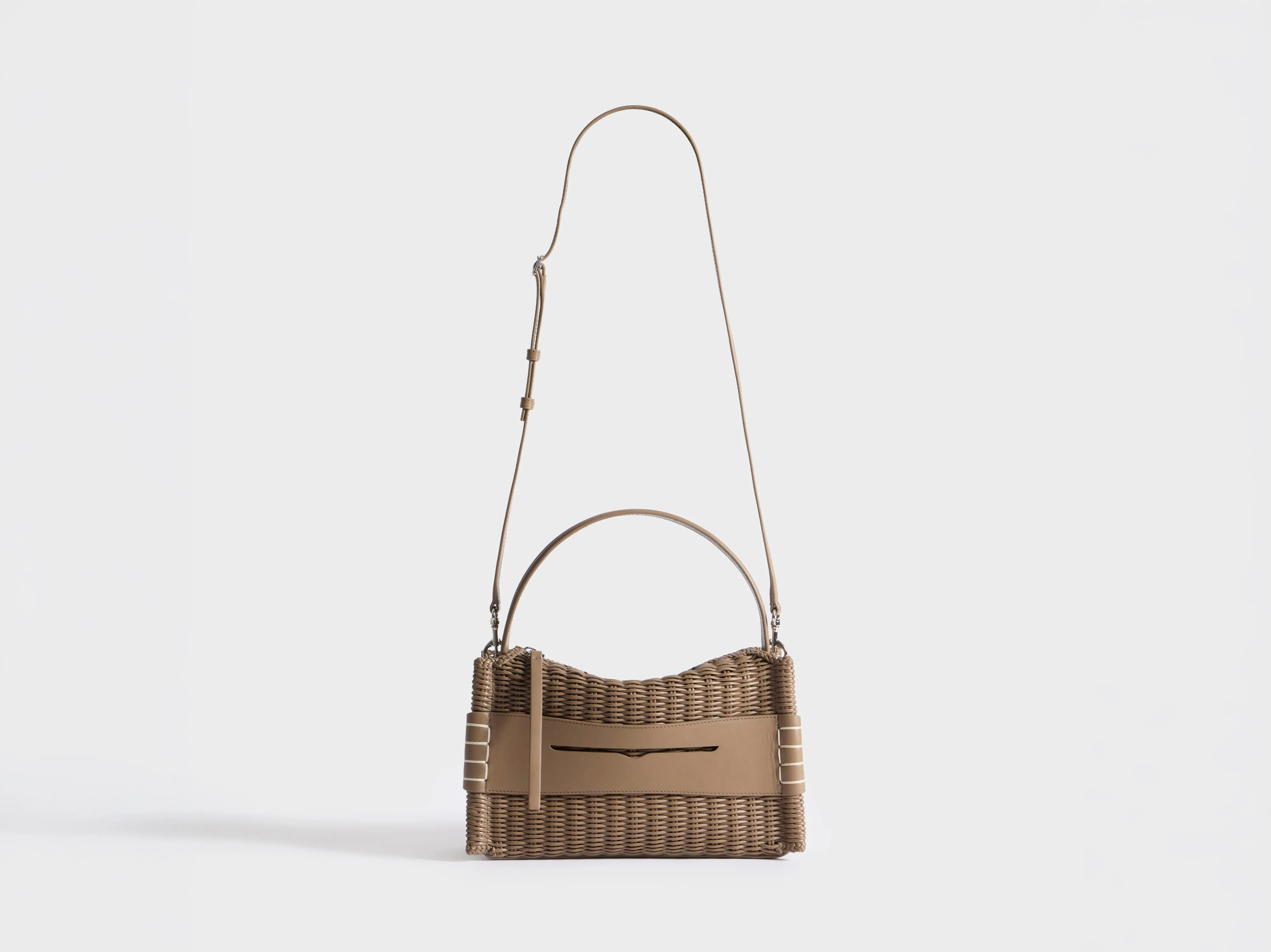 LOAFER BAG IN TAUPE WOVEN LEATHER sold by J.W. Anderson product image thumbnail 5