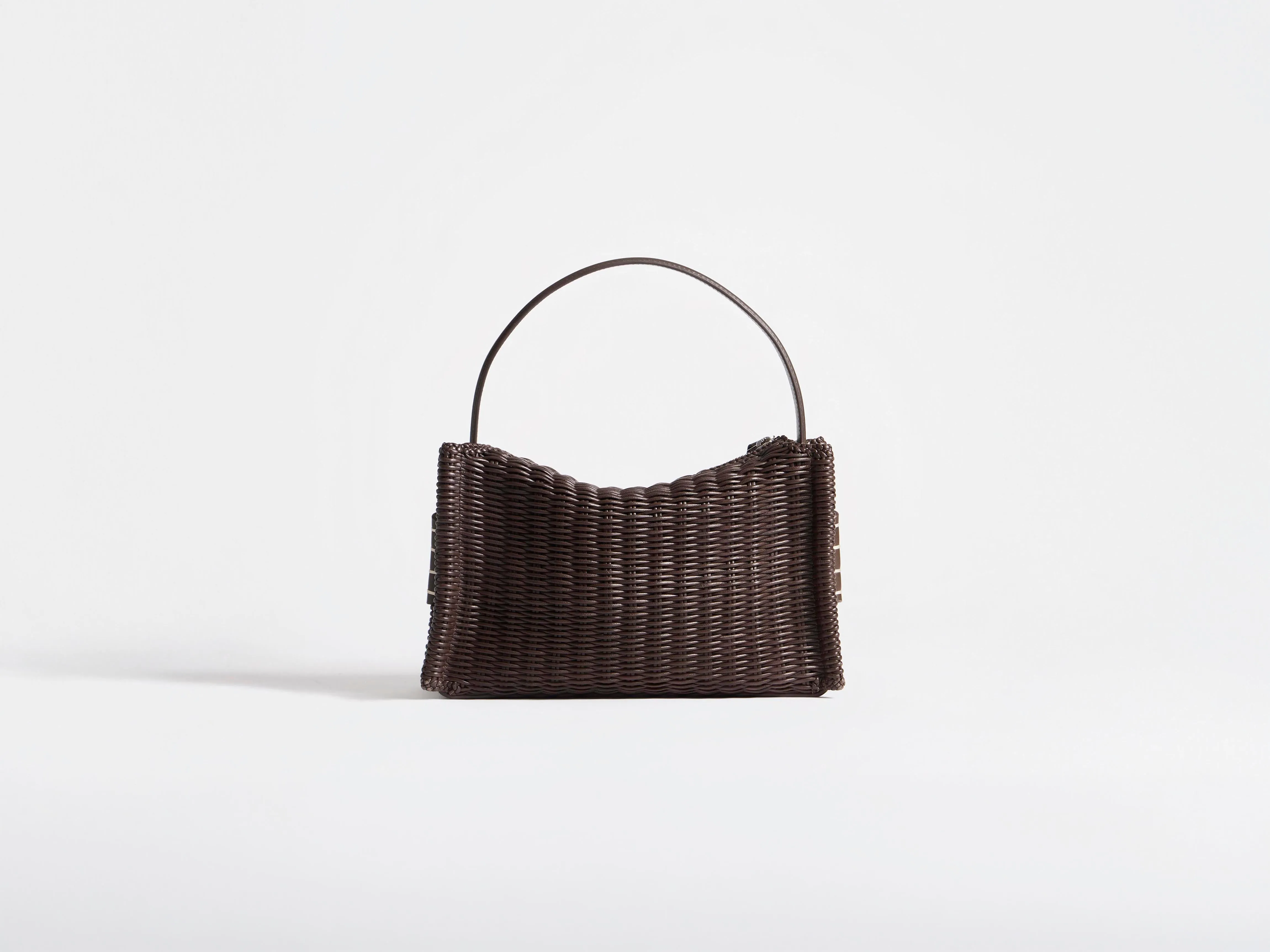 LOAFER BAG IN CHOCOLATE BROWN WOVEN LEATHER sold by J.W. Anderson product image thumbnail 3