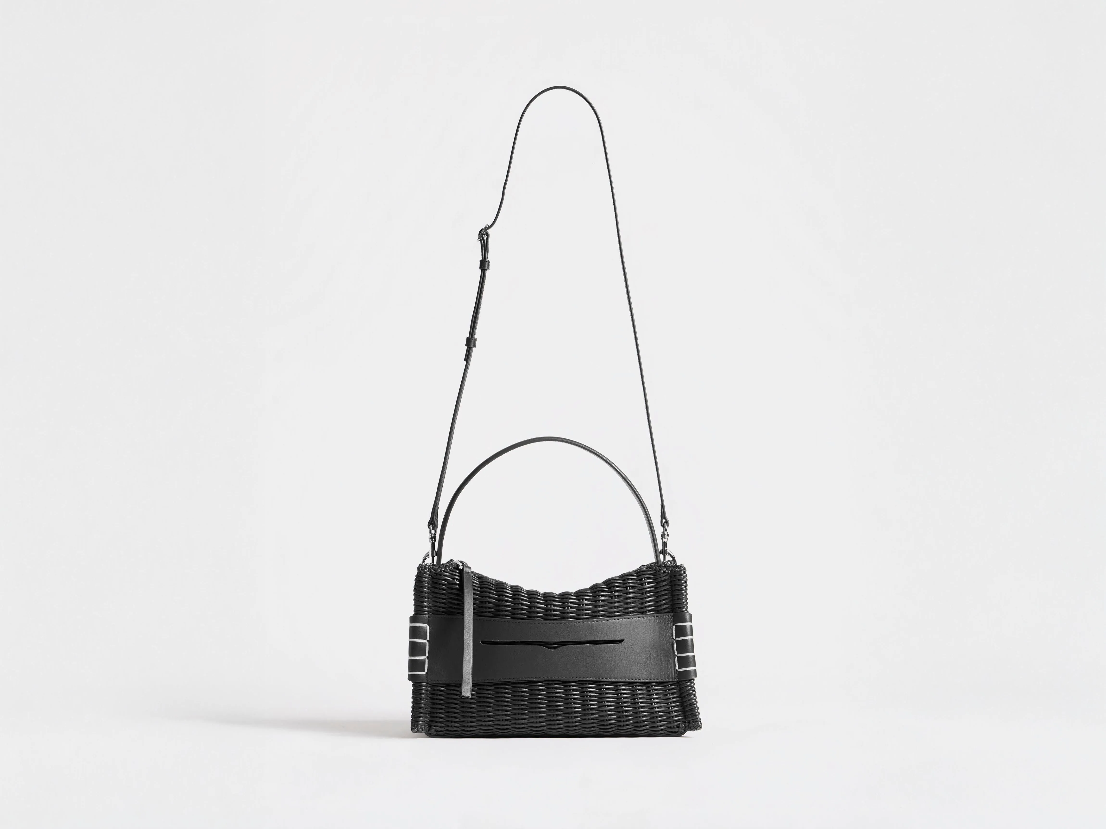 LOAFER BAG IN BLACK WOVEN LEATHER sold by J.W. Anderson product image thumbnail 5