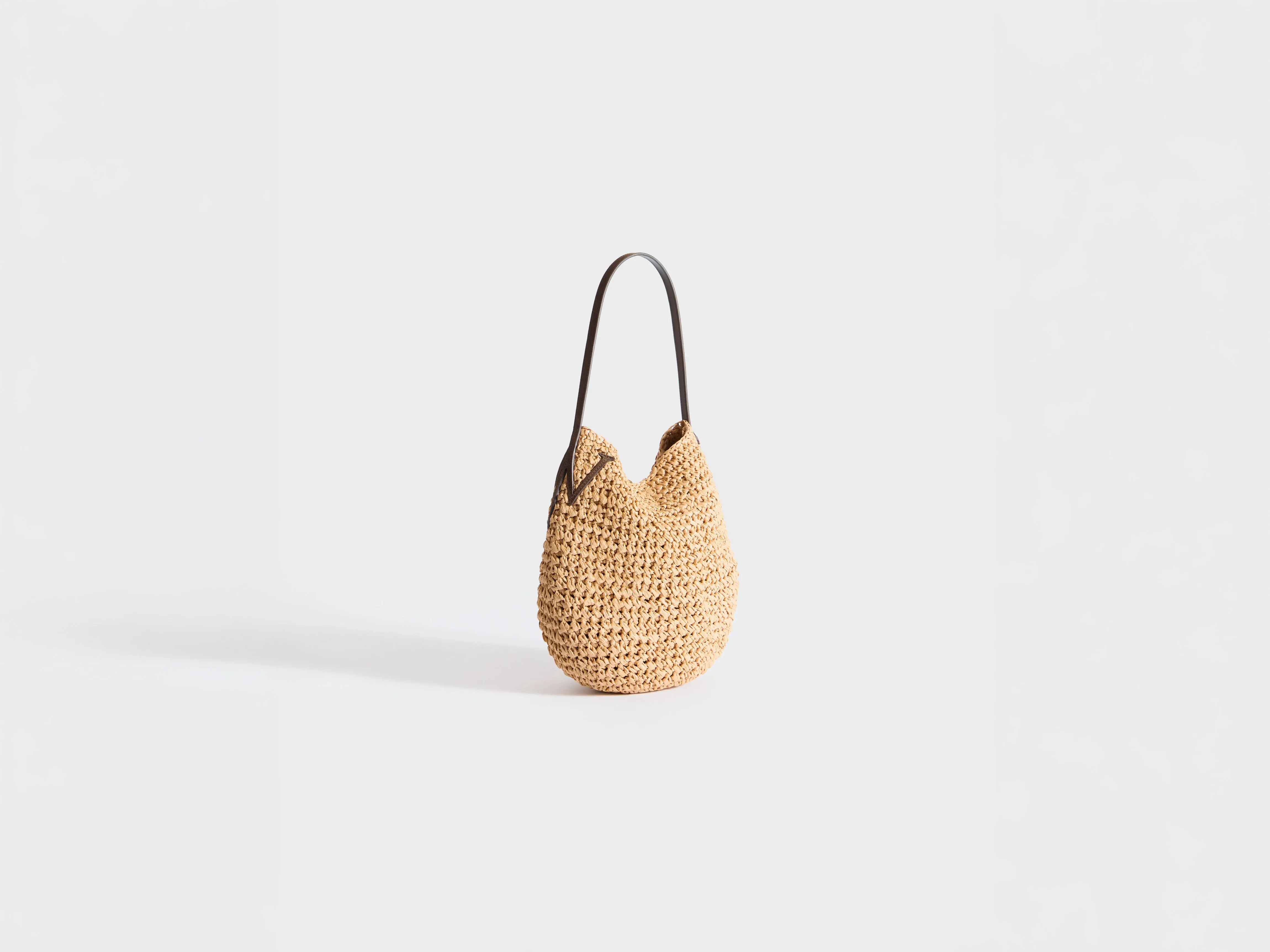 SMALL BULB BAG IN NATURAL BROWN sold by J.W. Anderson