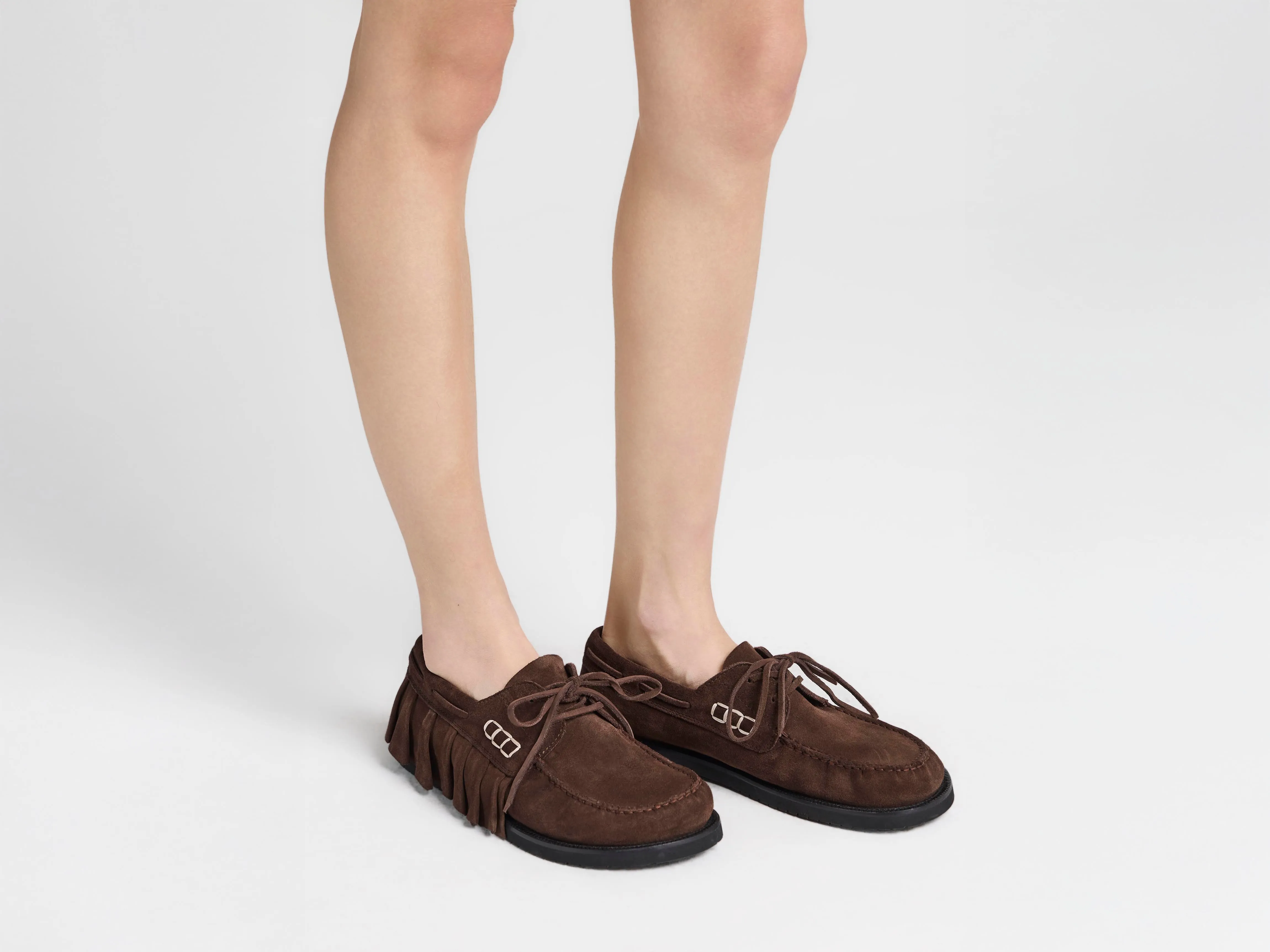 CL_MENS LOAFER RUFFLE SUEDE BOAT SHOES sold by J.W. Anderson product image thumbnail 2