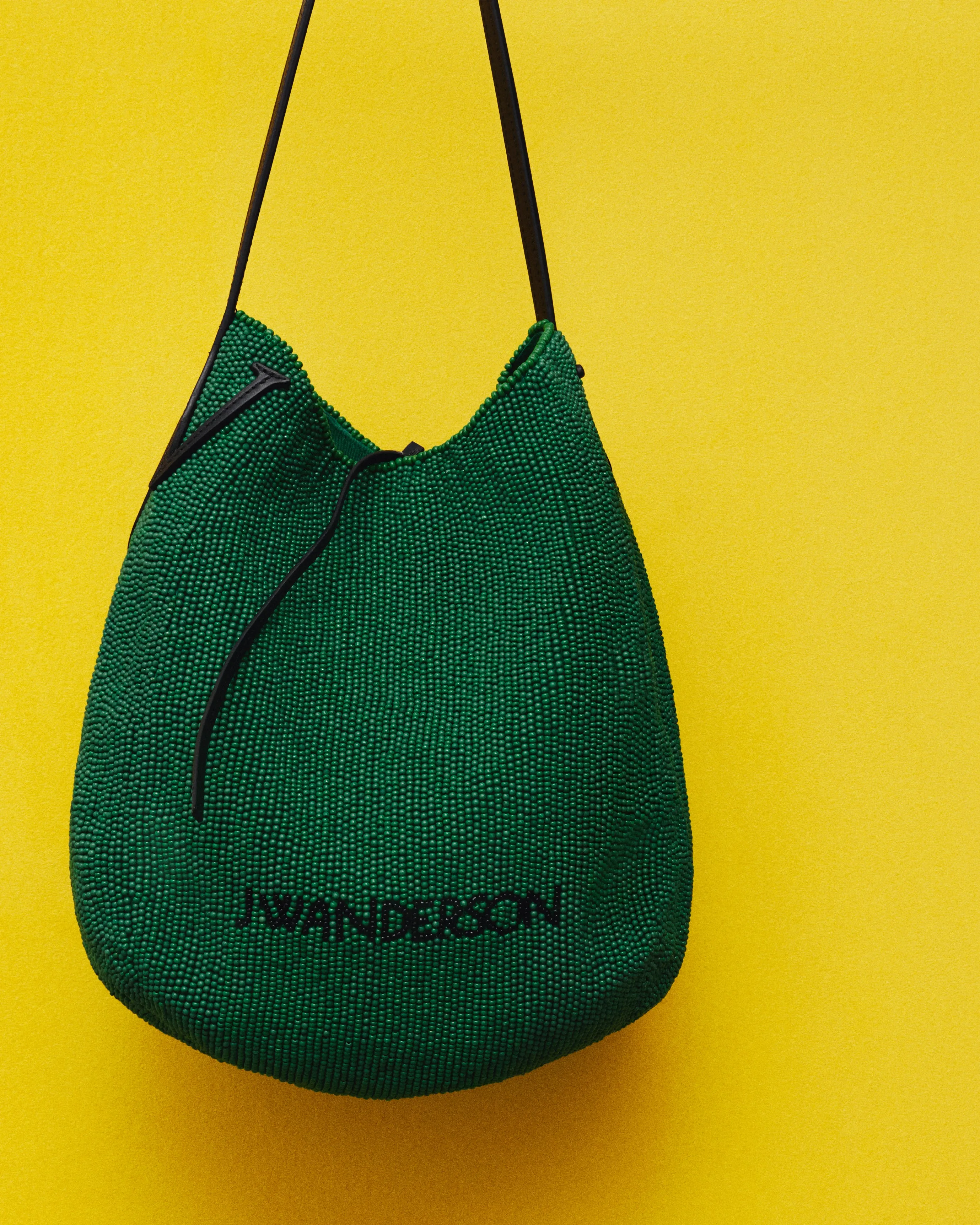 SMALL BEADED BULB BAG IN GREEN sold by J.W. Anderson product image thumbnail 4