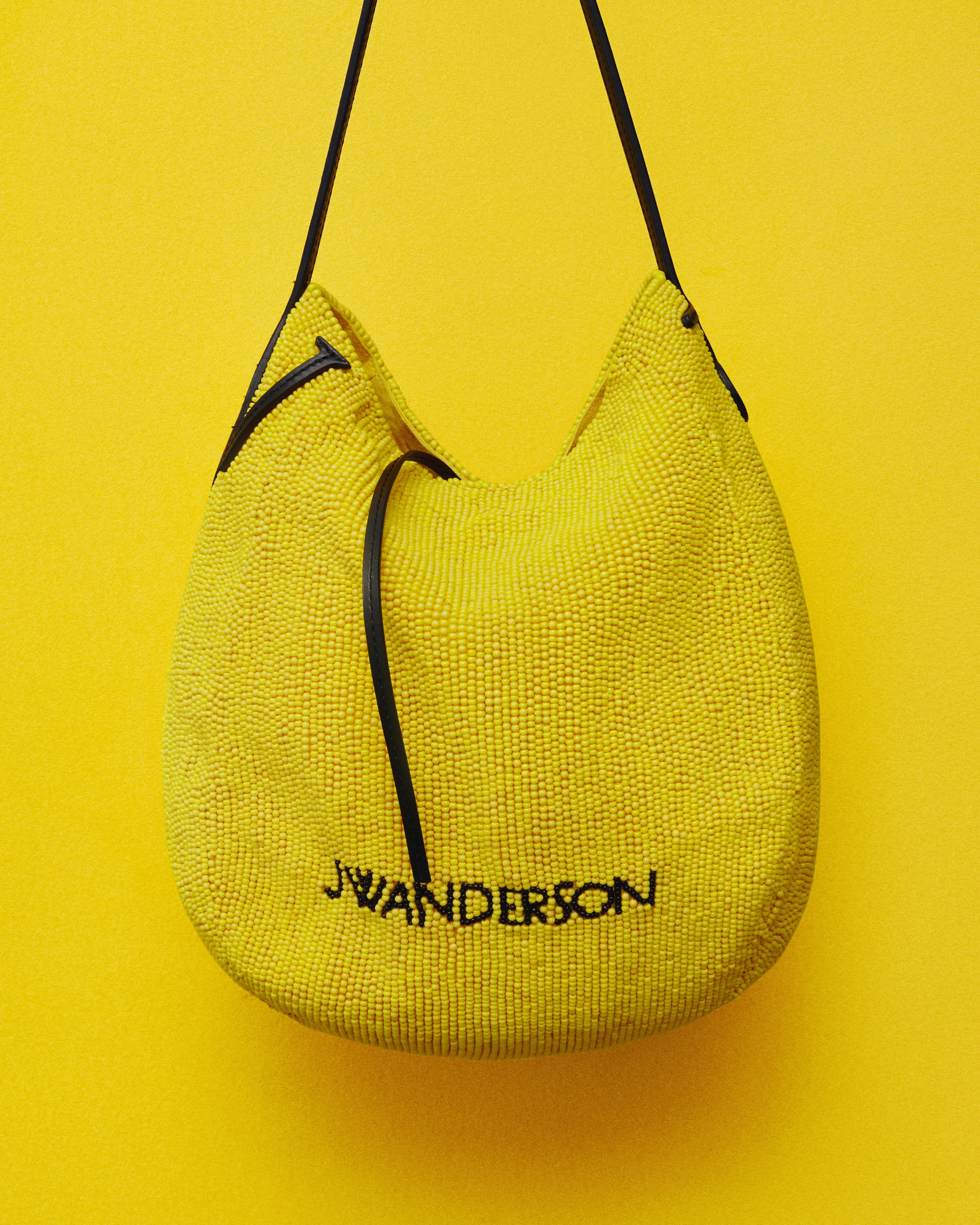 SMALL BEADED BULB BAG IN YELLOW sold by J.W. Anderson product image thumbnail 4