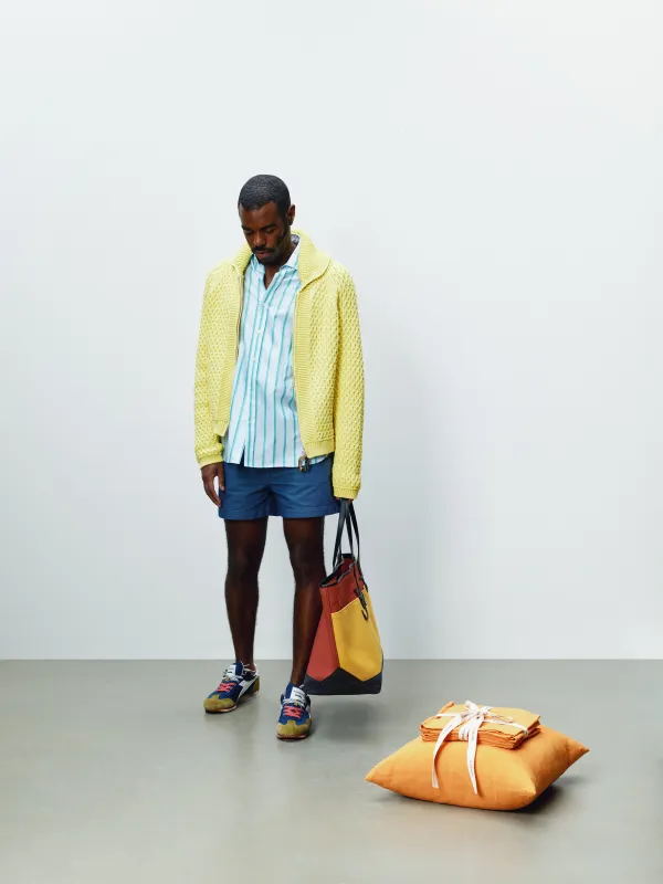 CL_MENS CABLE FRONT ZIP JUMPER made by J.W. Anderson