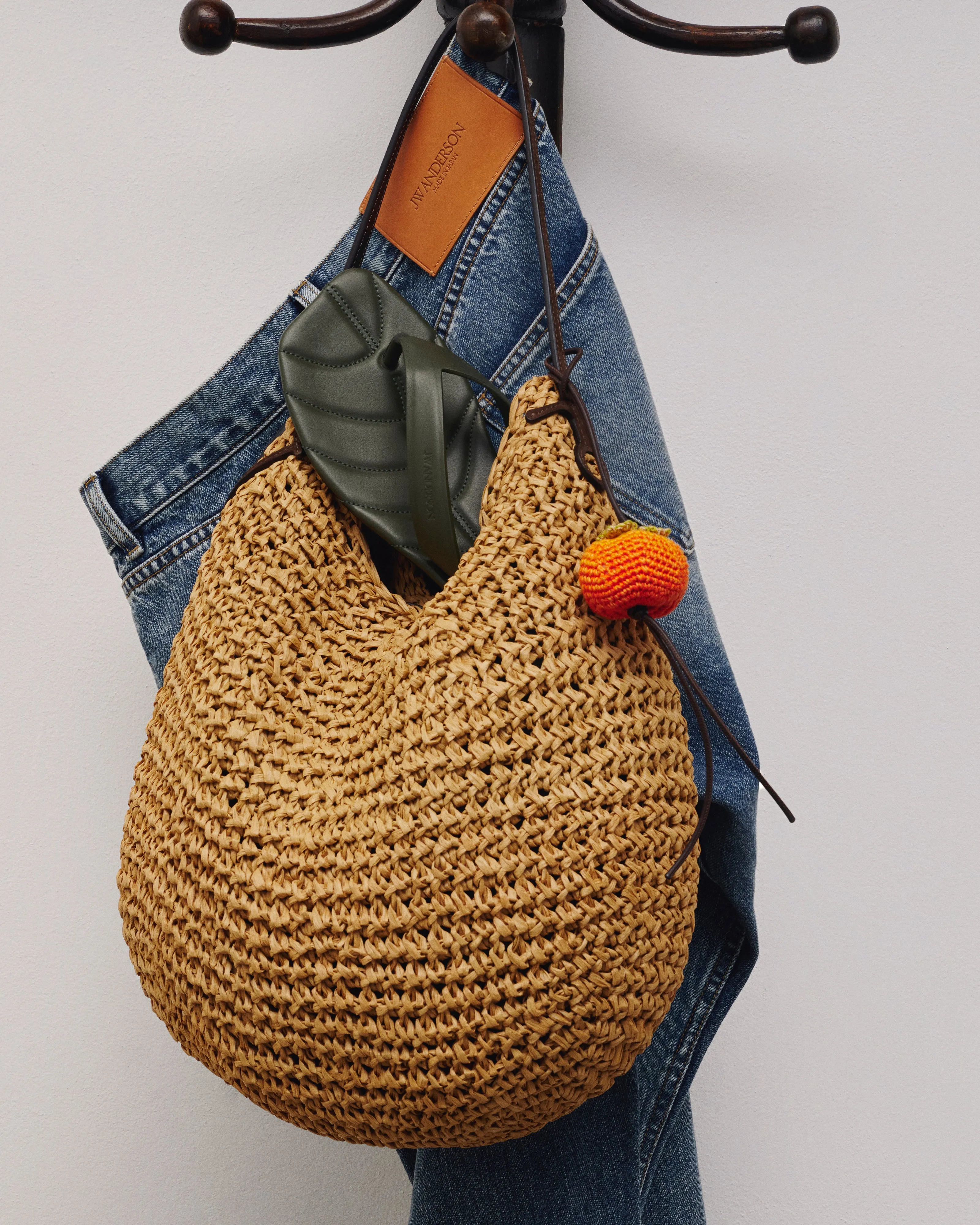 LARGE BULB BAG IN NATURAL BROWN sold by J.W. Anderson product image thumbnail 2