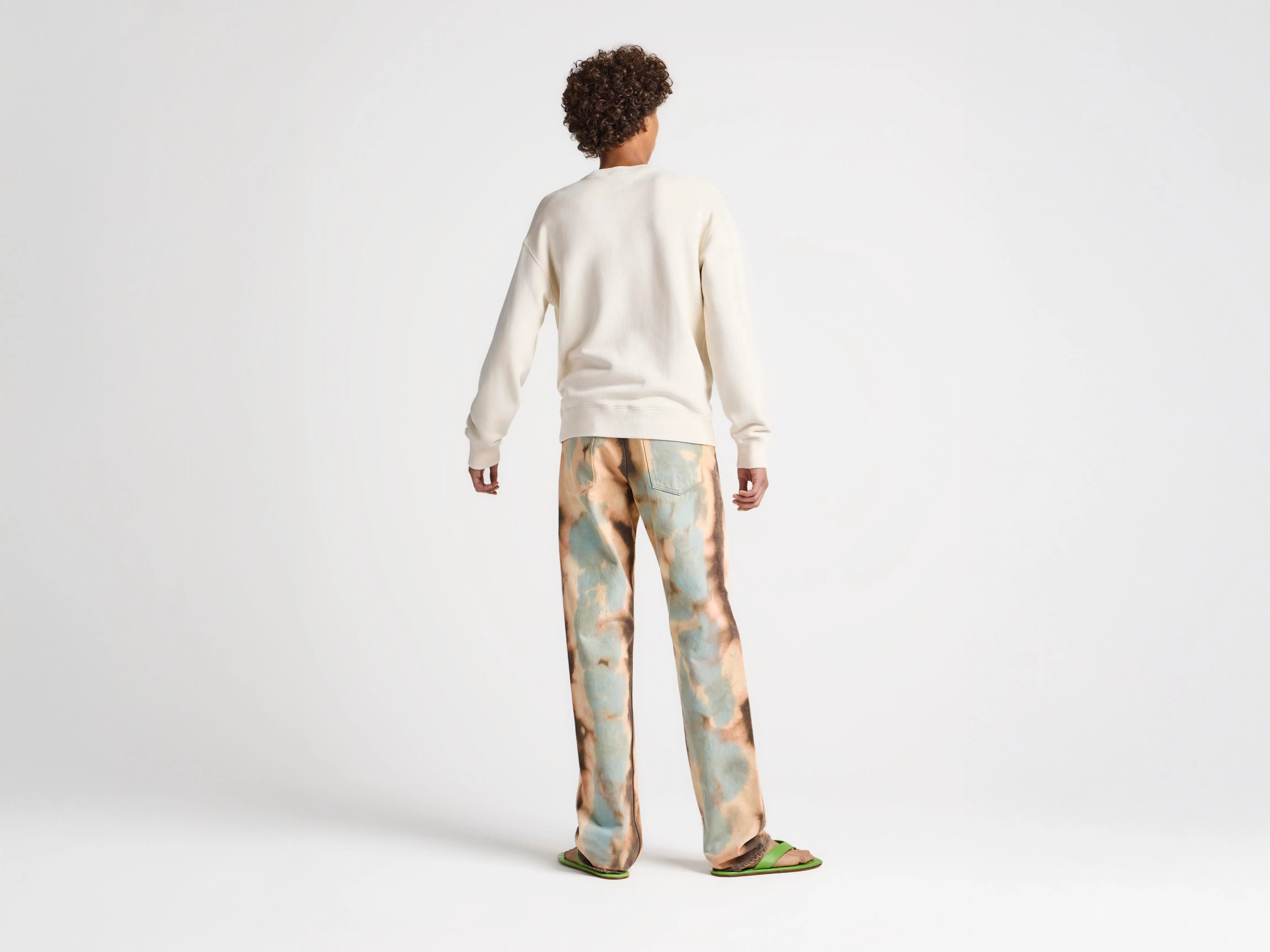 MENS STAR MAN SWEATSHIRT IN ECRU sold by J.W. Anderson product image thumbnail 3
