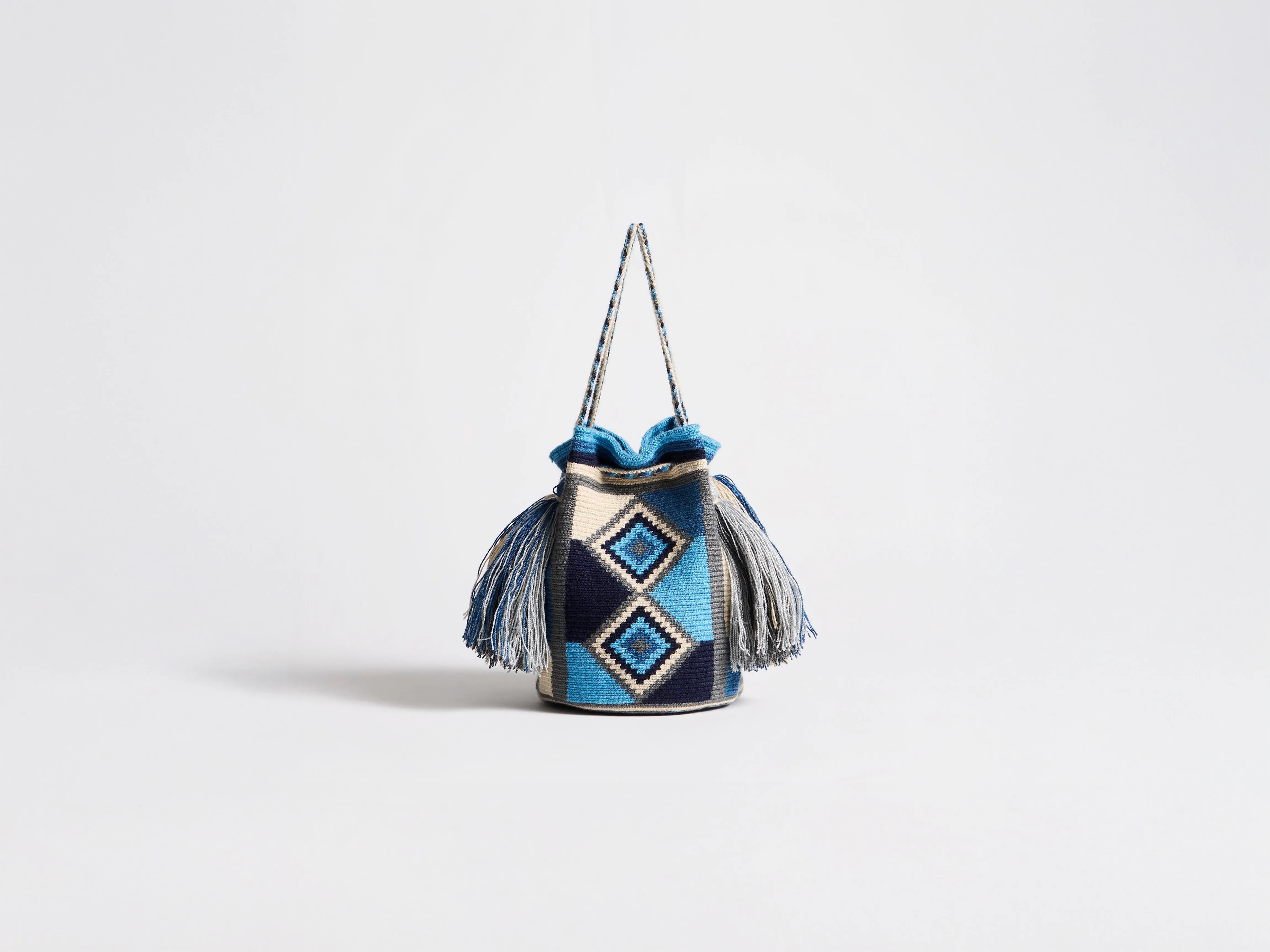 LA MOCHIA WAYUU POUCH IN BLUE & MULTI sold by J.W. Anderson product image thumbnail 4