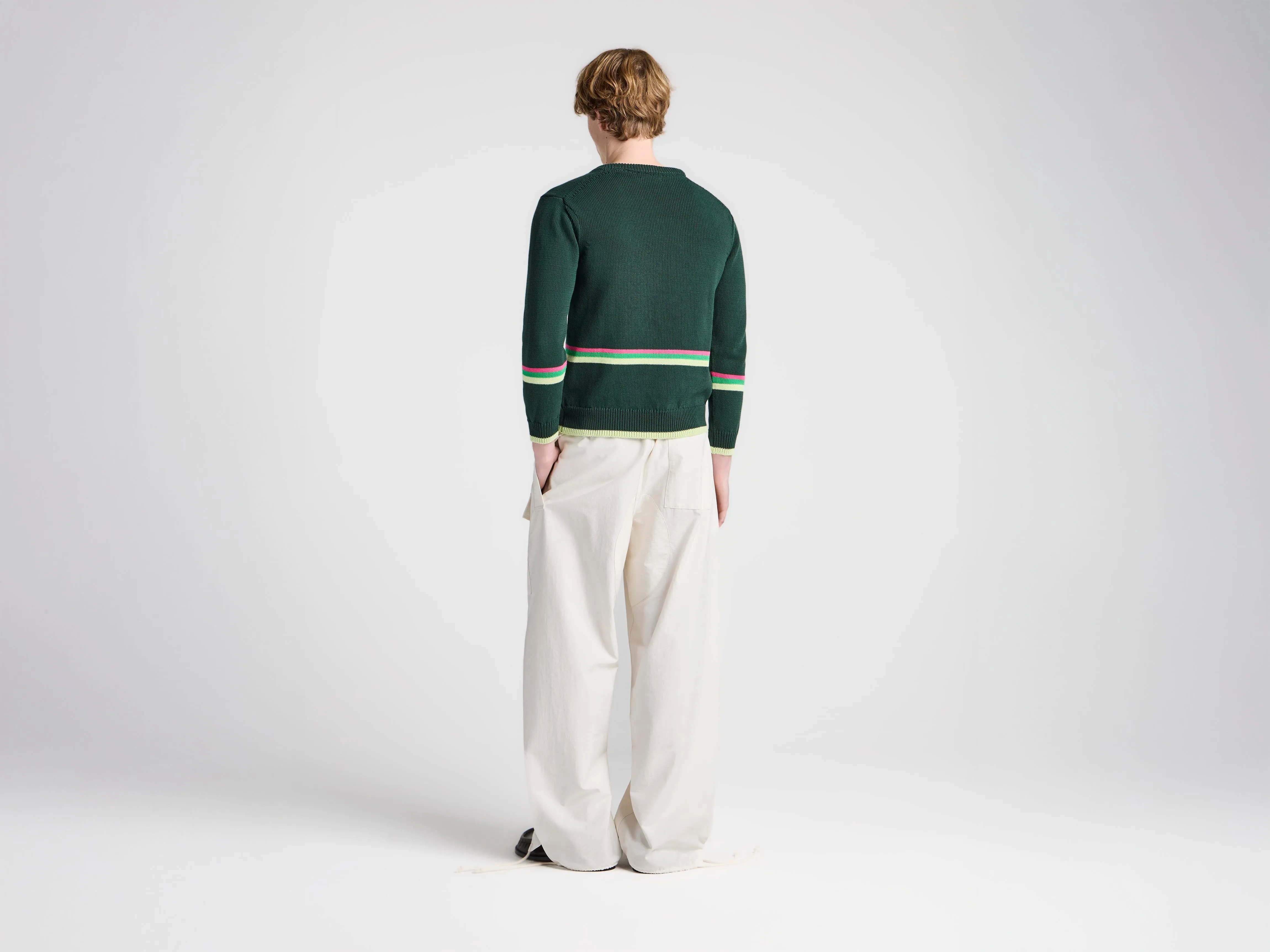 MENS PARACHUTE TRACK PANTS IN IVORY sold by J.W. Anderson product image thumbnail 3
