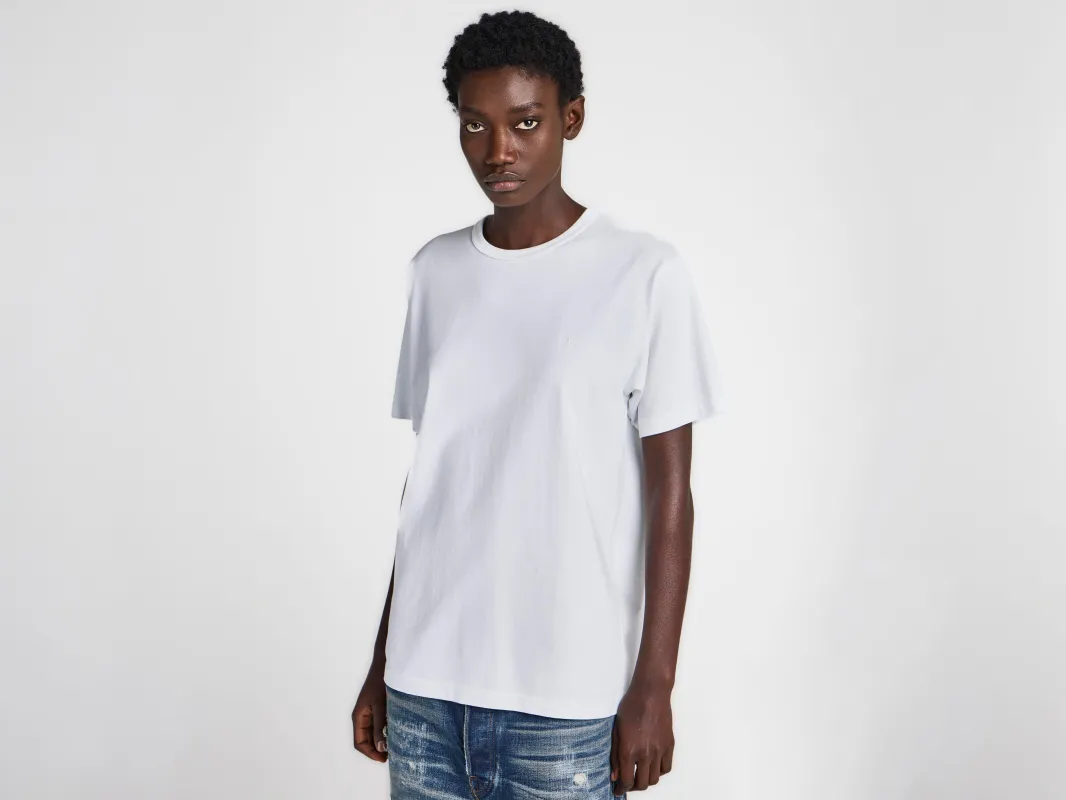 WOMENS EMBROIDERED ANCHOR T-SHIRT IN WHITE made by J.W. Anderson