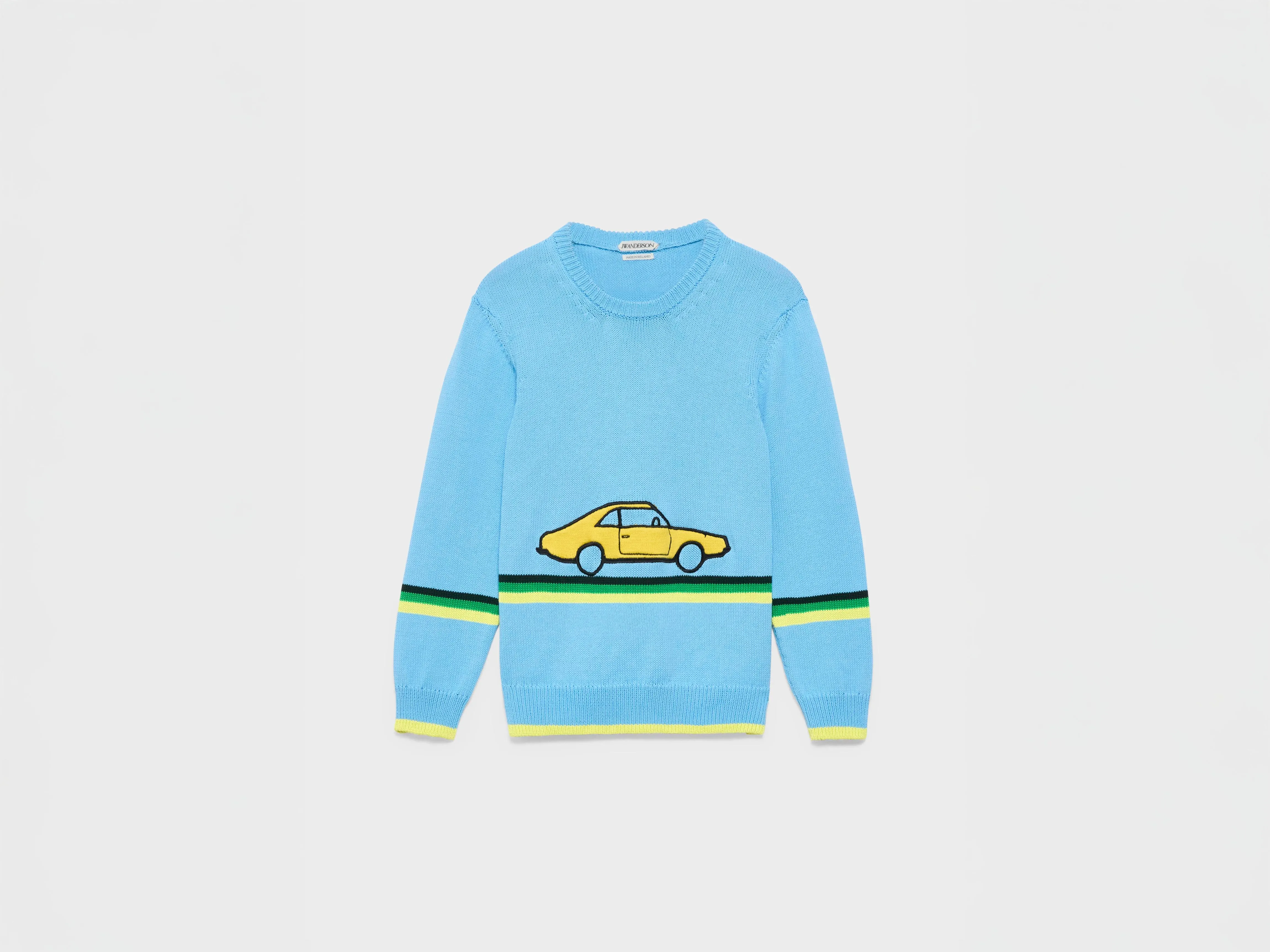 WOMENS CAR JUMPER IN SKY BLUE sold by J.W. Anderson product image thumbnail 5