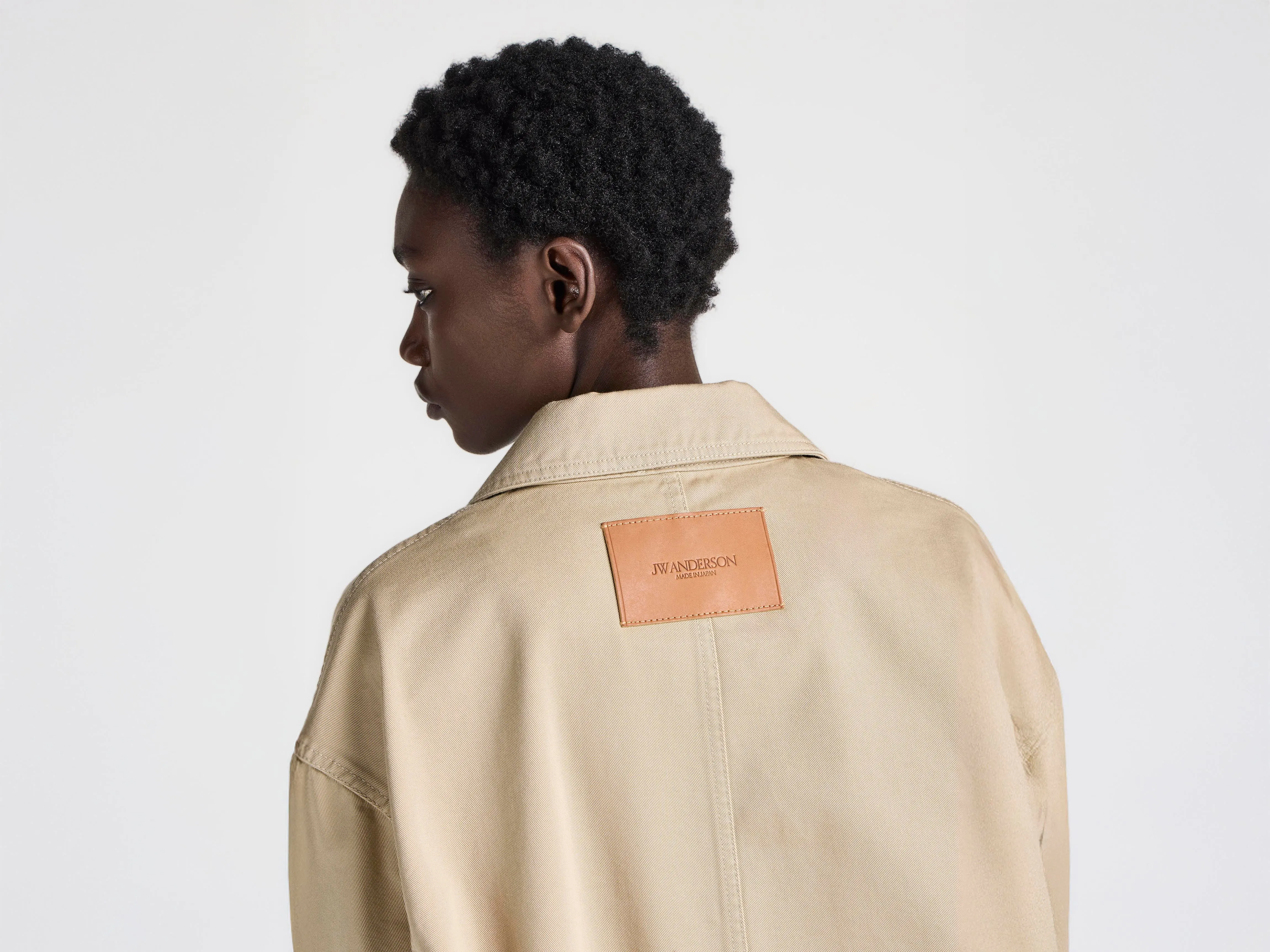 WOMENS PATCH POCKET JACKET IN BEIGE sold by J.W. Anderson product image thumbnail 4