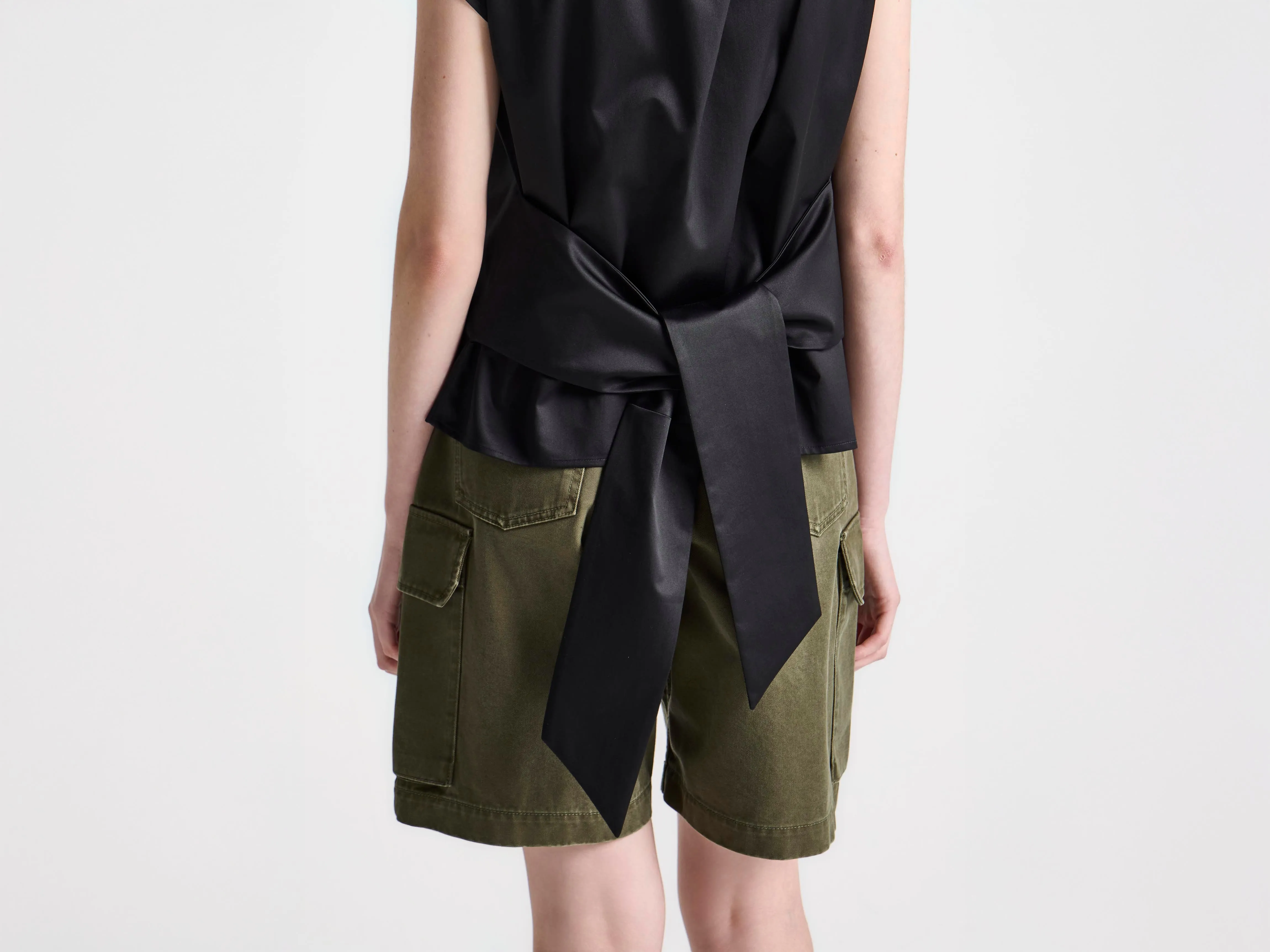 WOMENS SCULPTURAL SLEEVELESS TOP IN BLACK sold by J.W. Anderson product image thumbnail 2