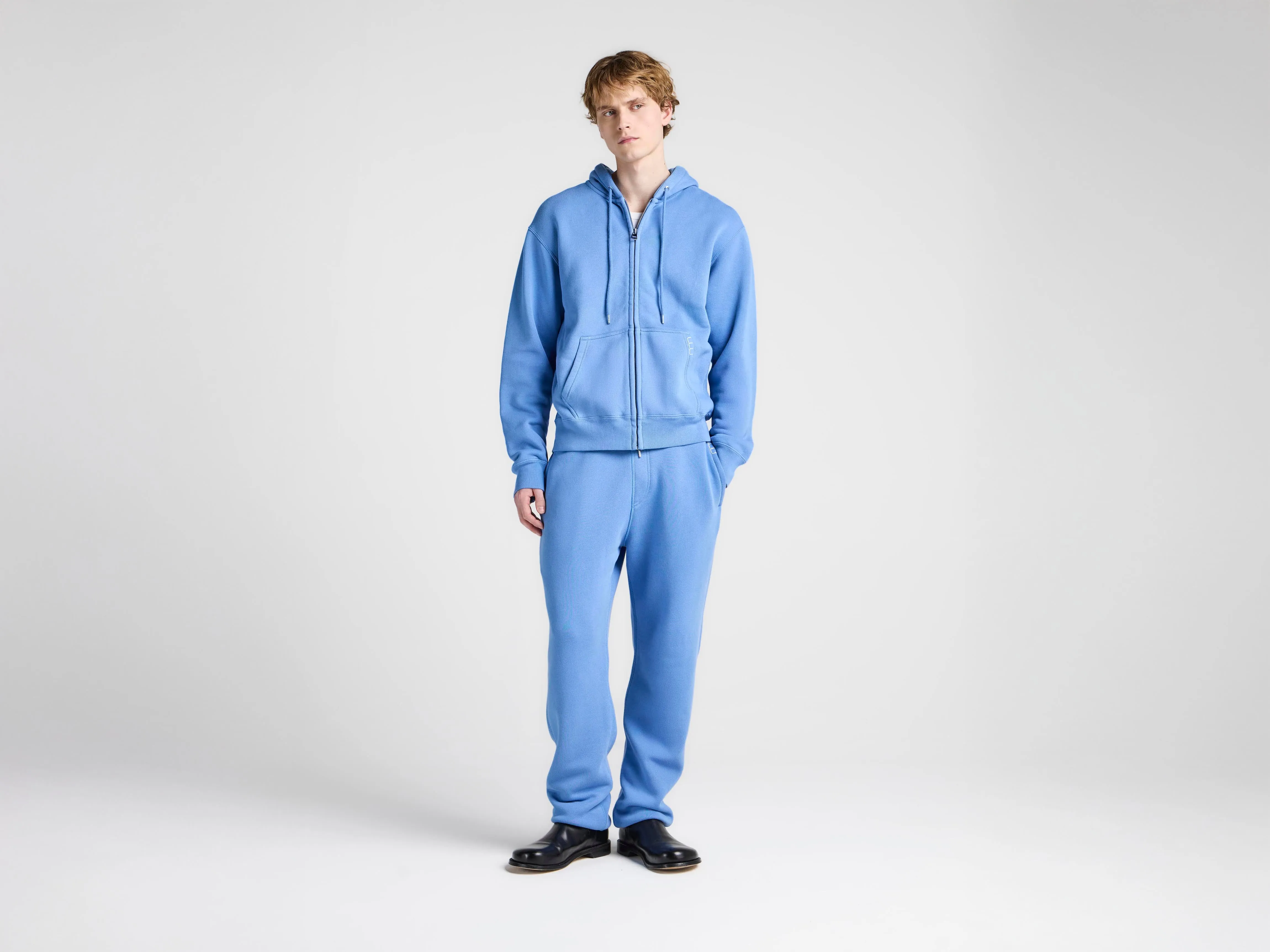 MENS CUFFED SWEATPANTS IN WASHED BLUE sold by J.W. Anderson product image thumbnail 2