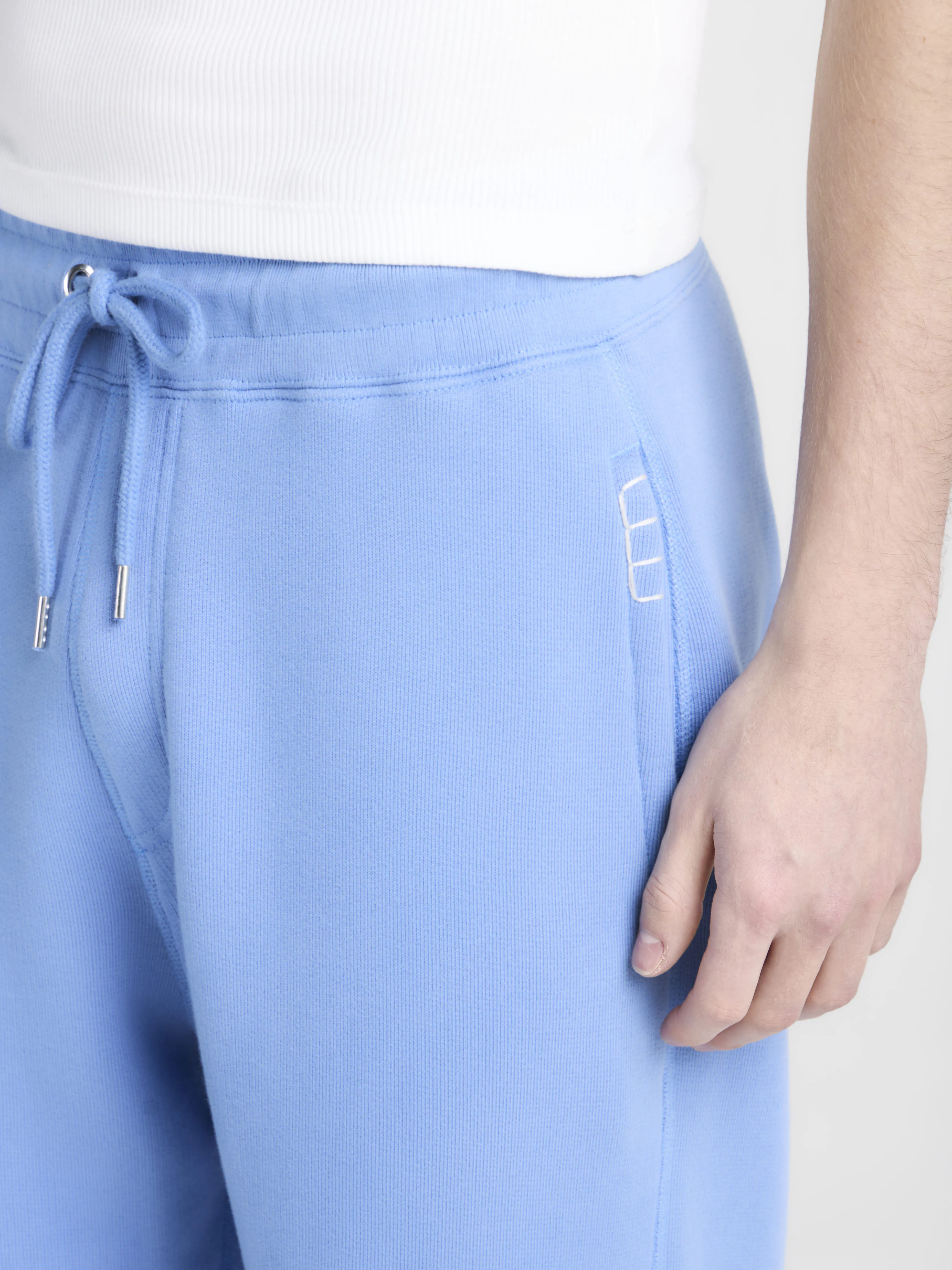 MENS CUFFED SWEATPANTS IN WASHED BLUE sold by J.W. Anderson product image thumbnail 4