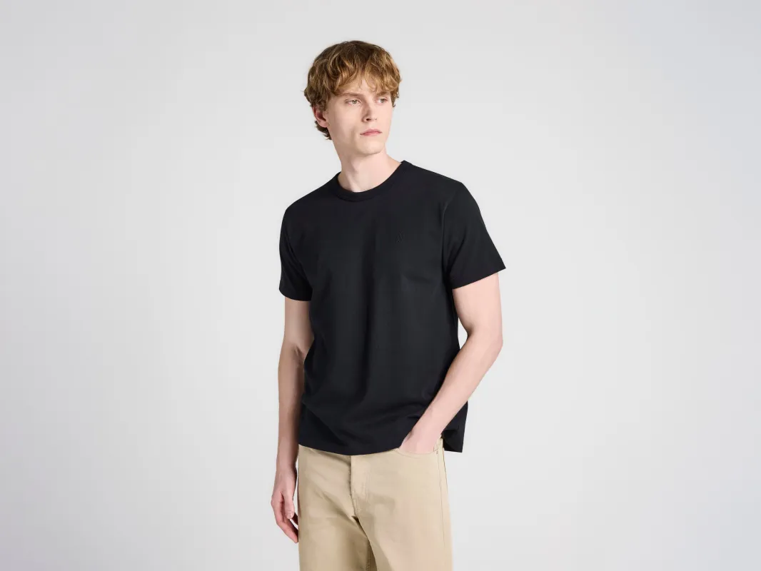 MENS EMBROIDERED ANCHOR T-SHIRT IN BLACK made by J.W. Anderson