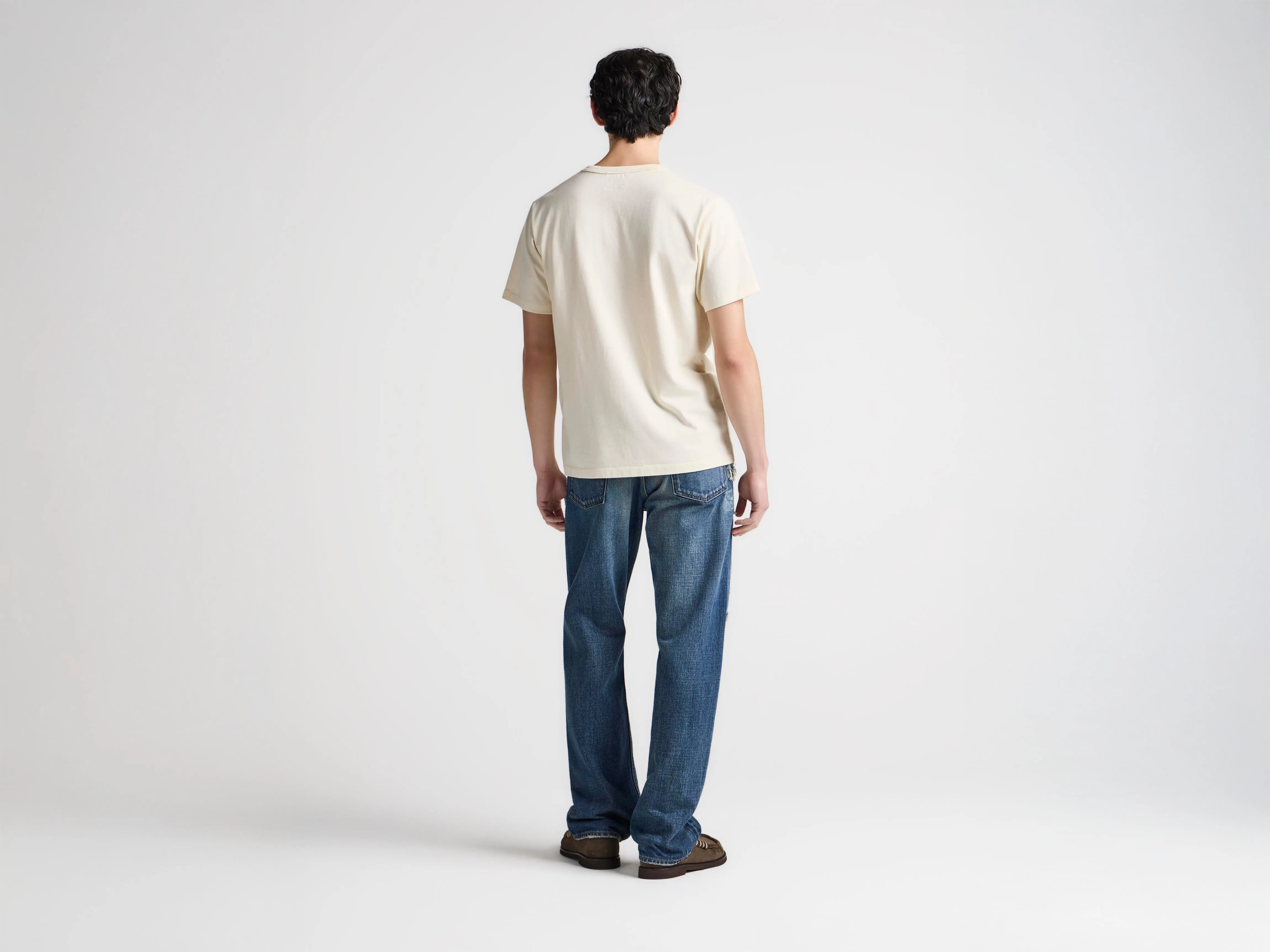 MENS 'KISSING BY THE ROSE BUSH' T-SHIRT IN ECRU sold by J.W. Anderson product image thumbnail 3