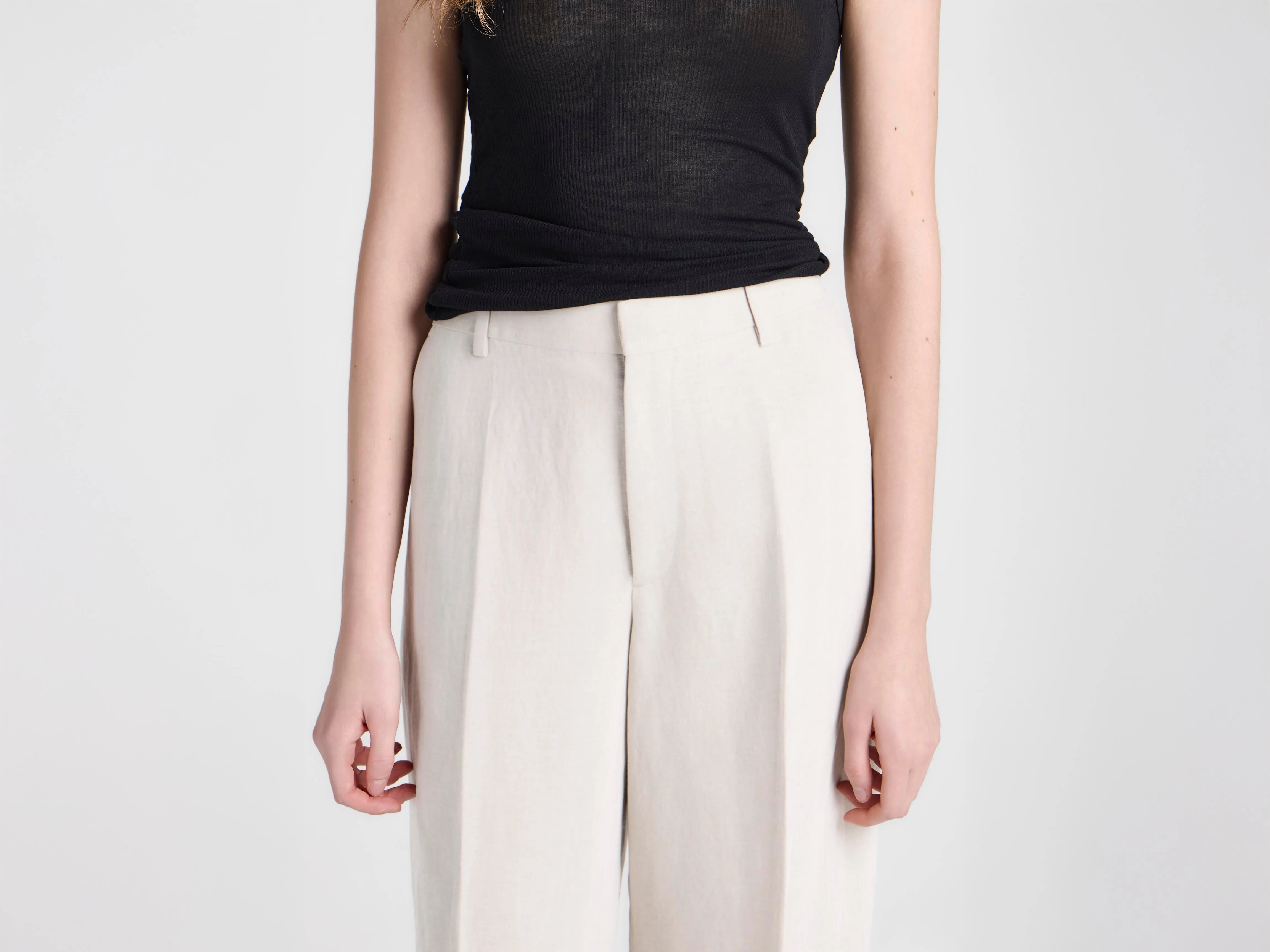 WOMENS TAILORED TROUSERS IN NATURAL sold by J.W. Anderson product image thumbnail 4