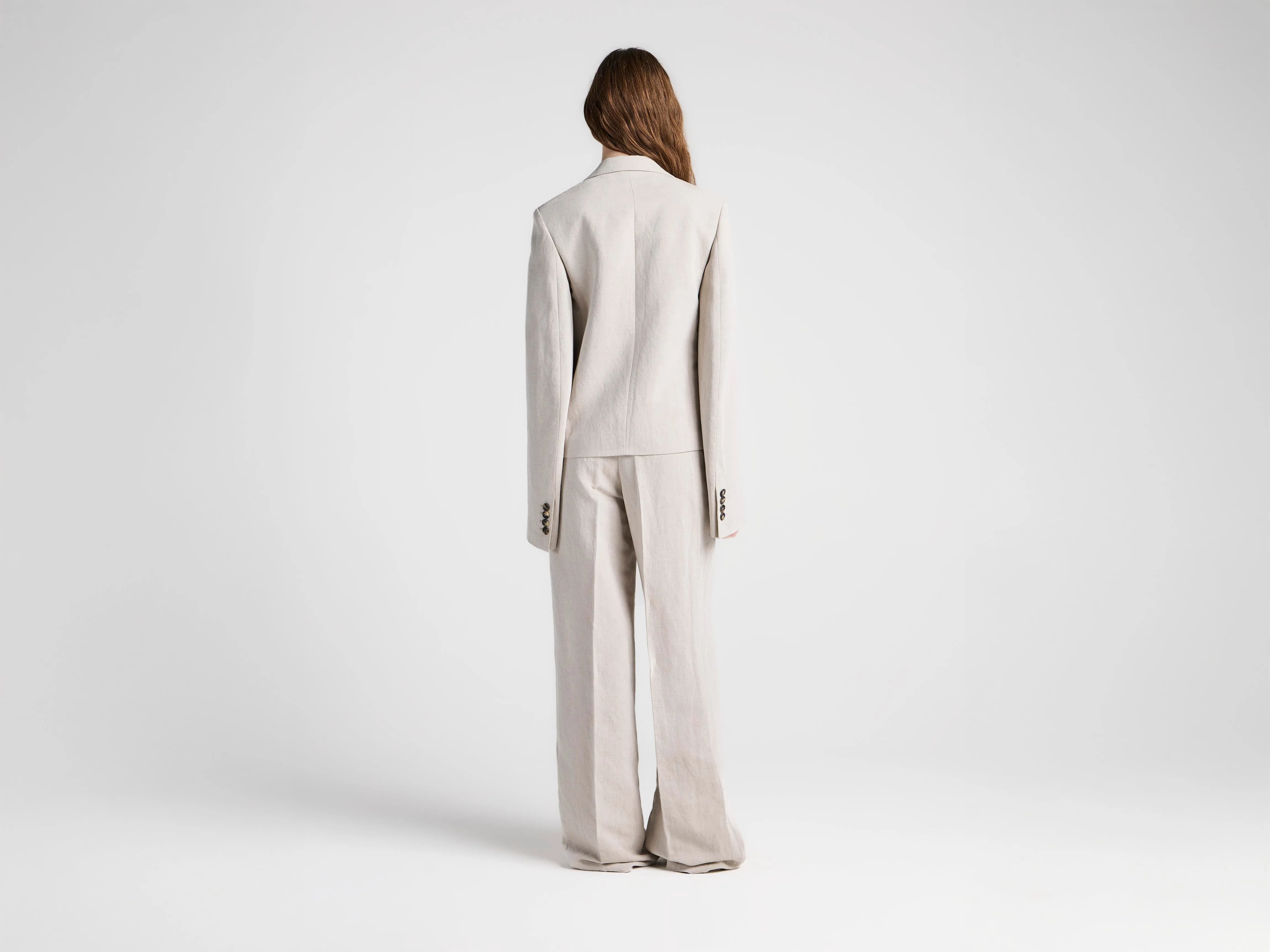 WOMENS TAILORED TROUSERS IN NATURAL sold by J.W. Anderson product image thumbnail 3