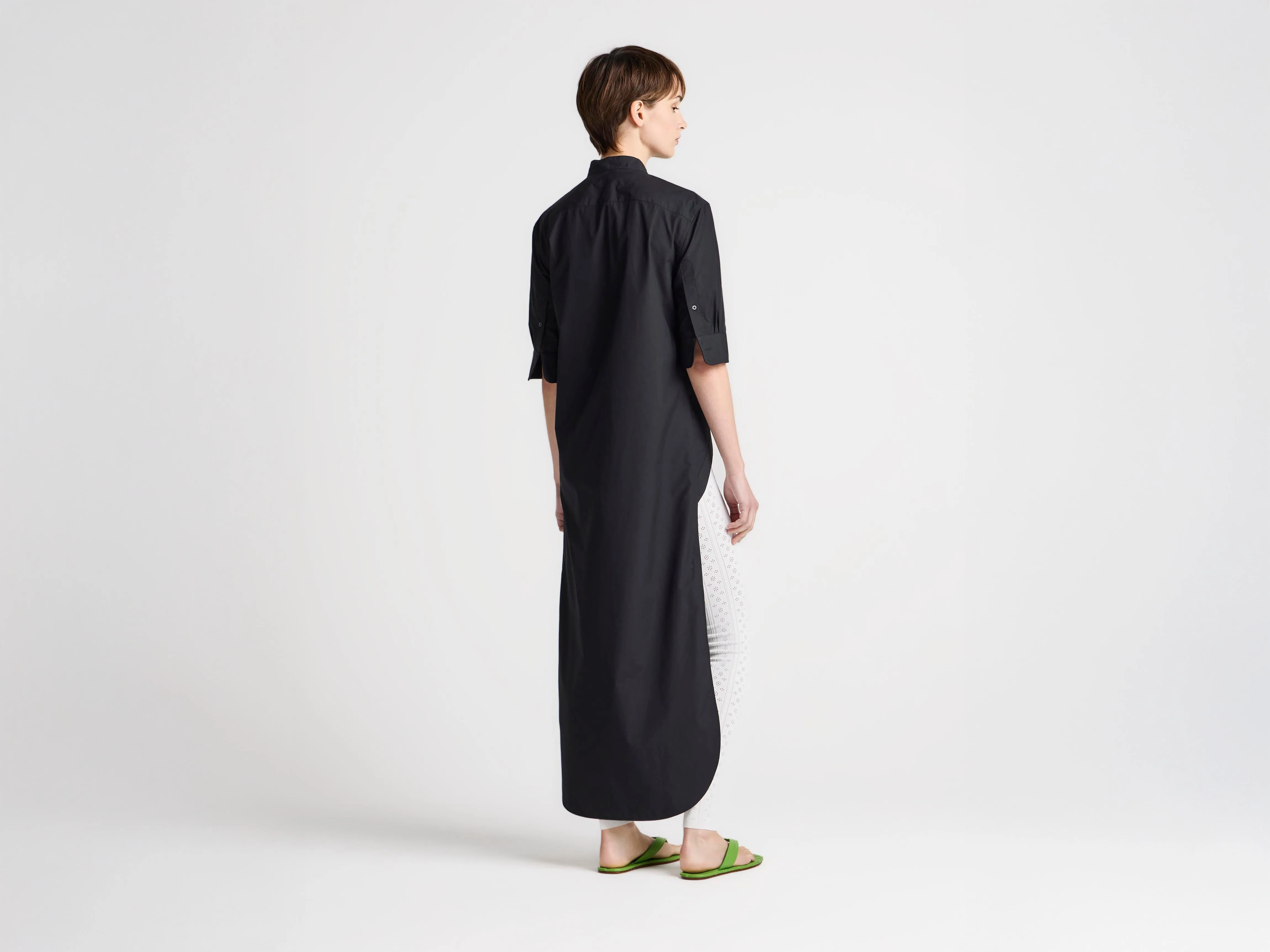 WOMENS TUXEDO BIB SHIRT IN BLACK sold by J.W. Anderson product image thumbnail 3
