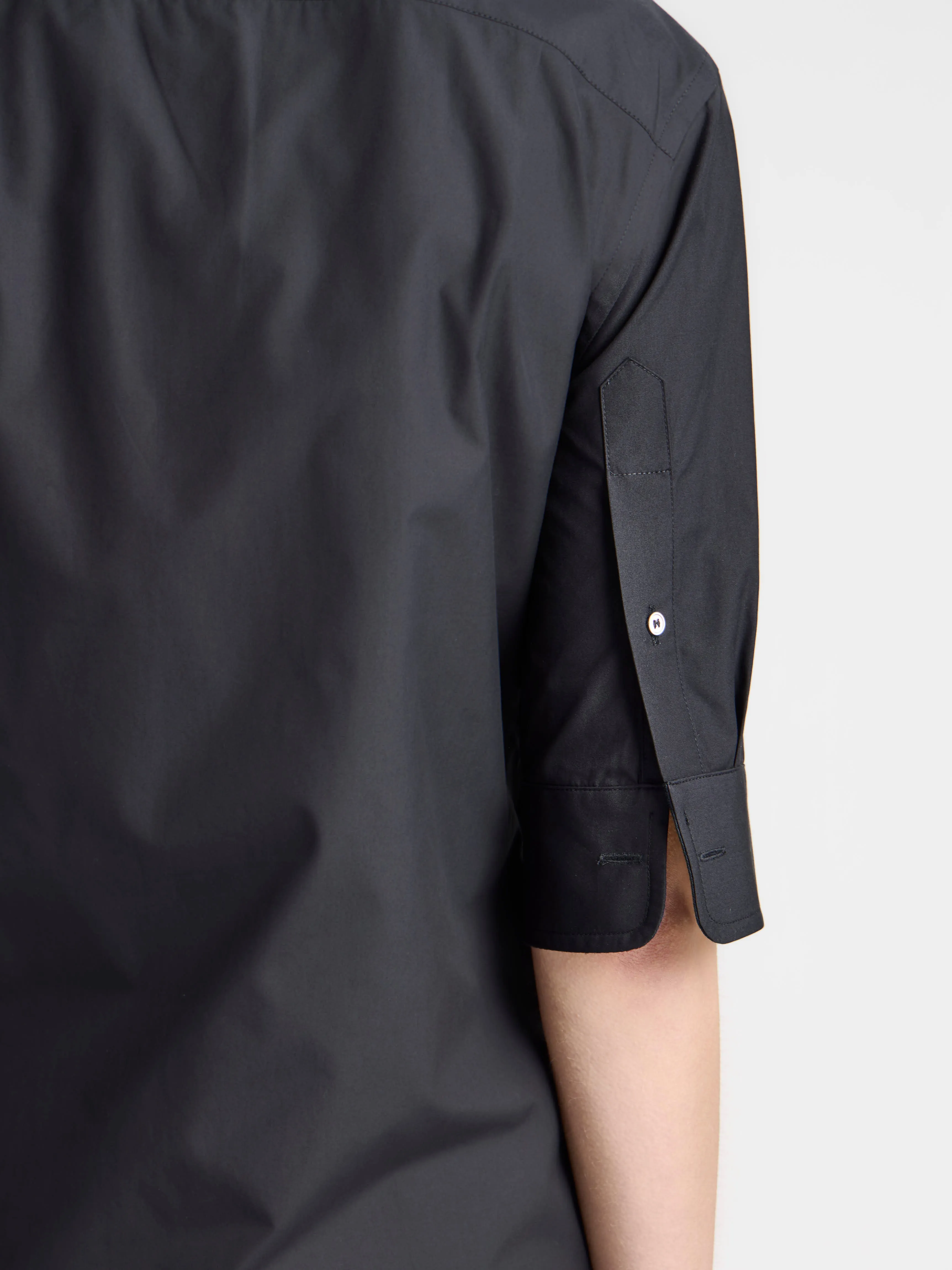 WOMENS TUXEDO BIB SHIRT IN BLACK sold by J.W. Anderson product image thumbnail 5