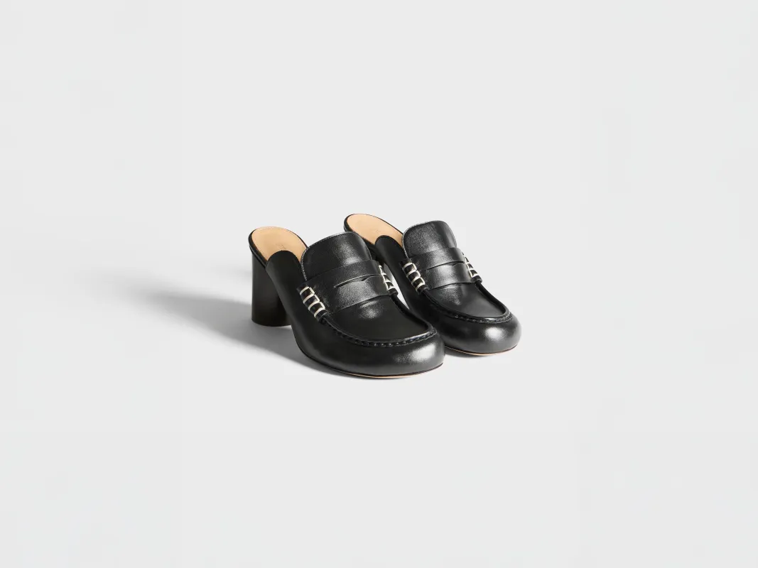 WOMENS LOAFER MULE SANDAL IN BLACK made by J.W. Anderson