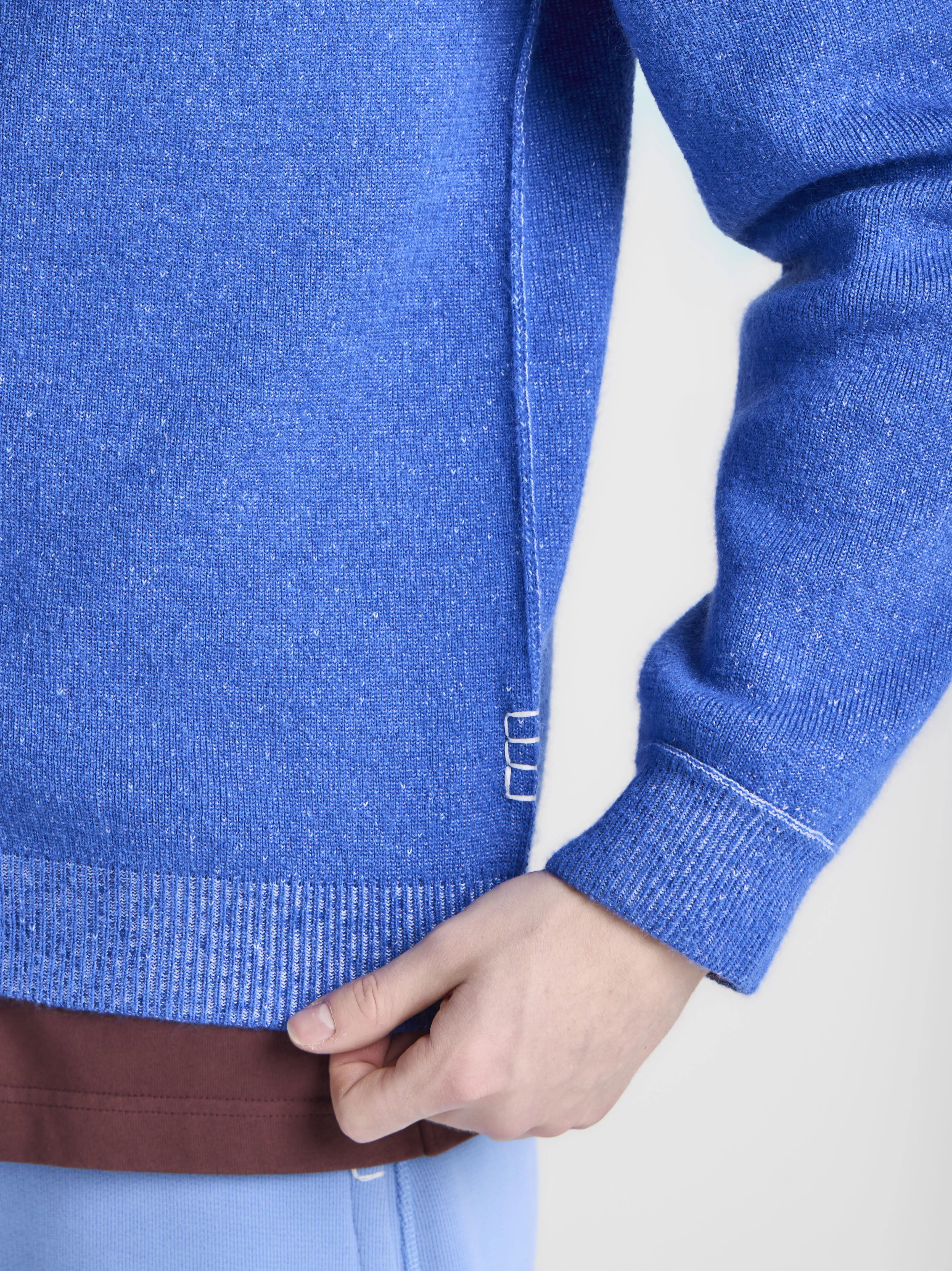 MENS KNITTED MOHAIR CARDIGAN IN COBALT sold by J.W. Anderson product image thumbnail 5