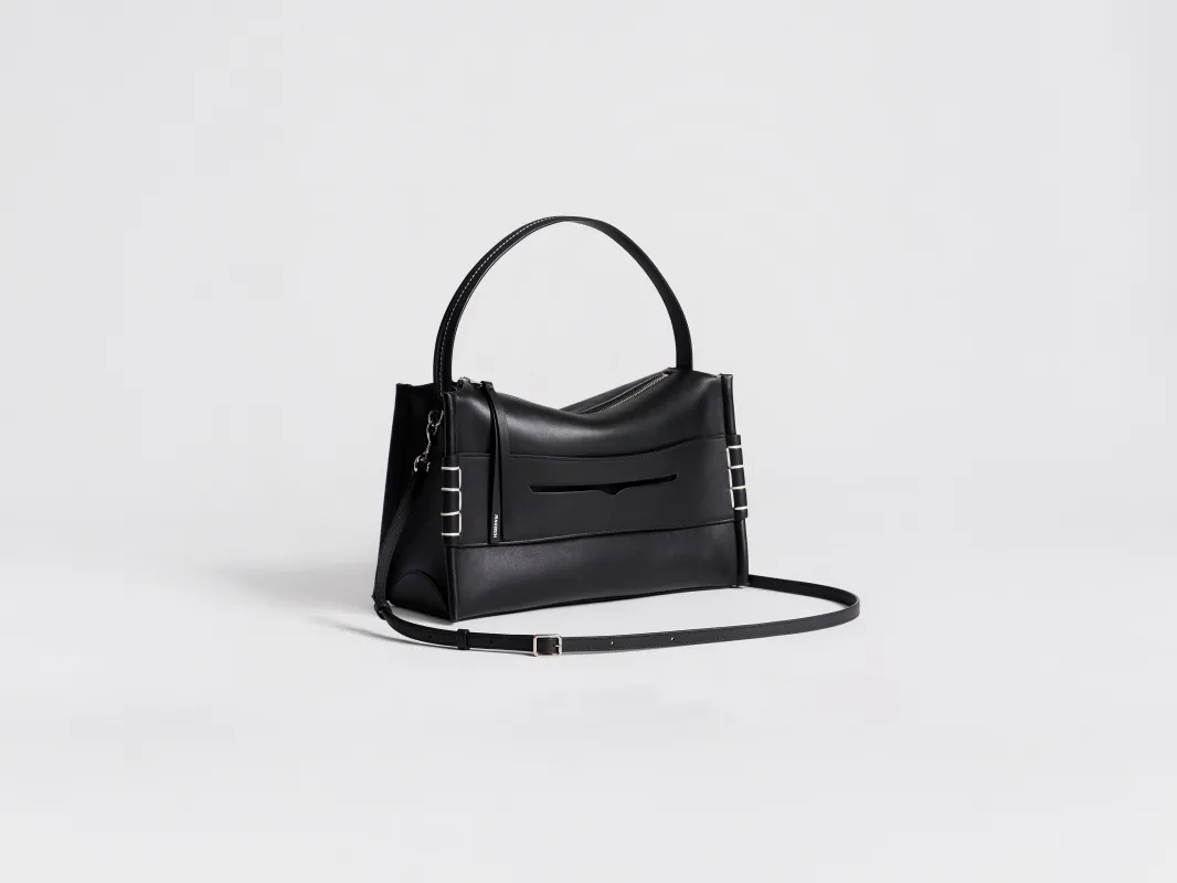 MEDIUM LOAFER BAG IN BLACK LEATHER made by J.W. Anderson
