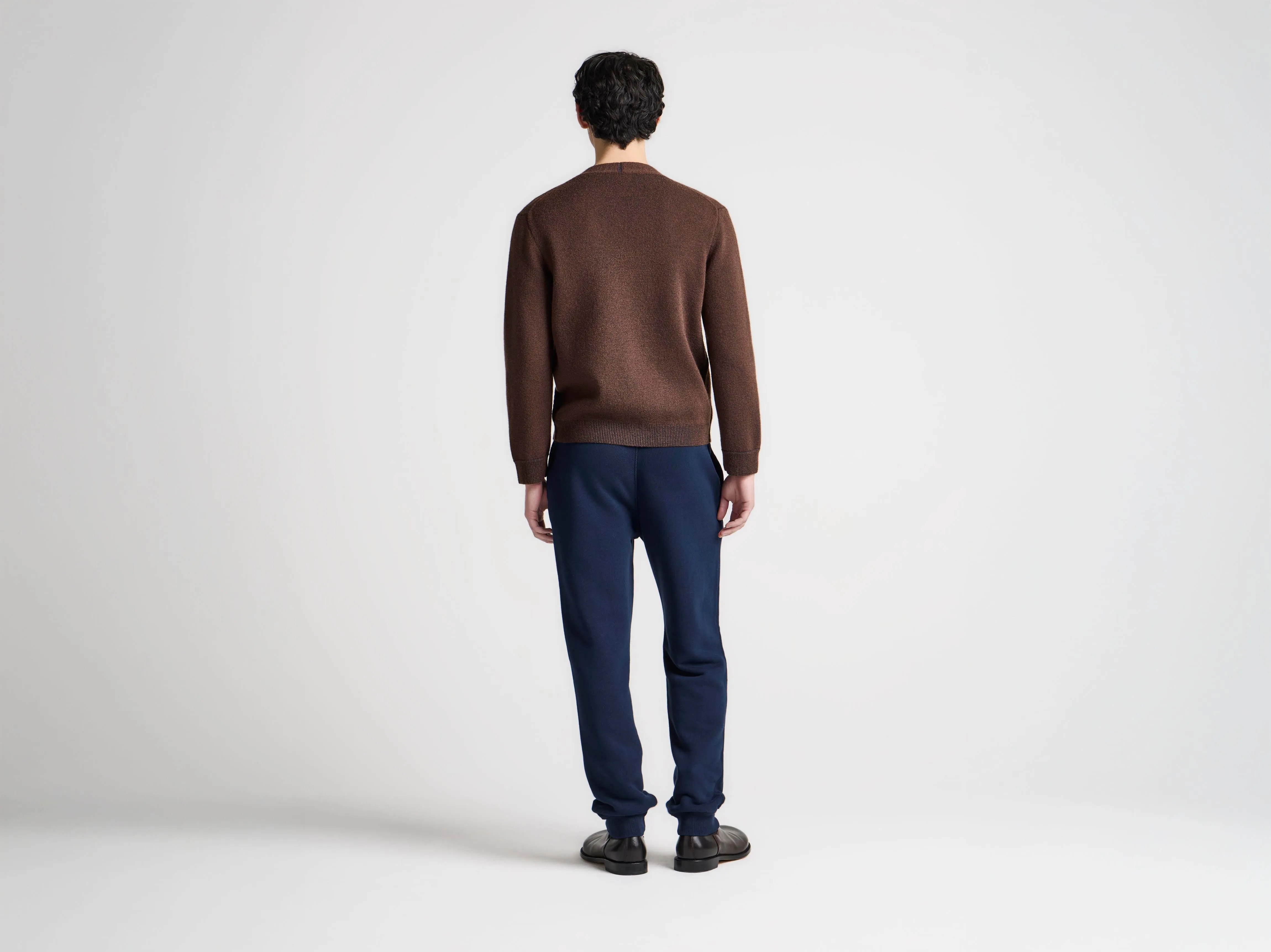 MENS KNITTED MOHAIR CARDIGAN IN BROWN sold by J.W. Anderson product image thumbnail 4